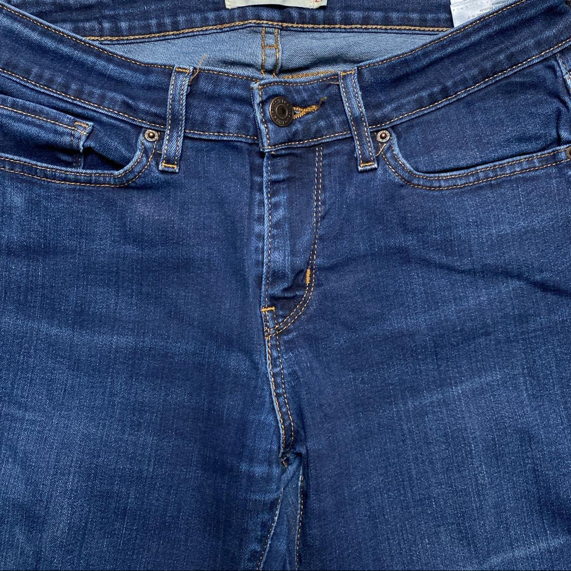 Levis 715 Bootcut Navy Womens Jeans (29W)