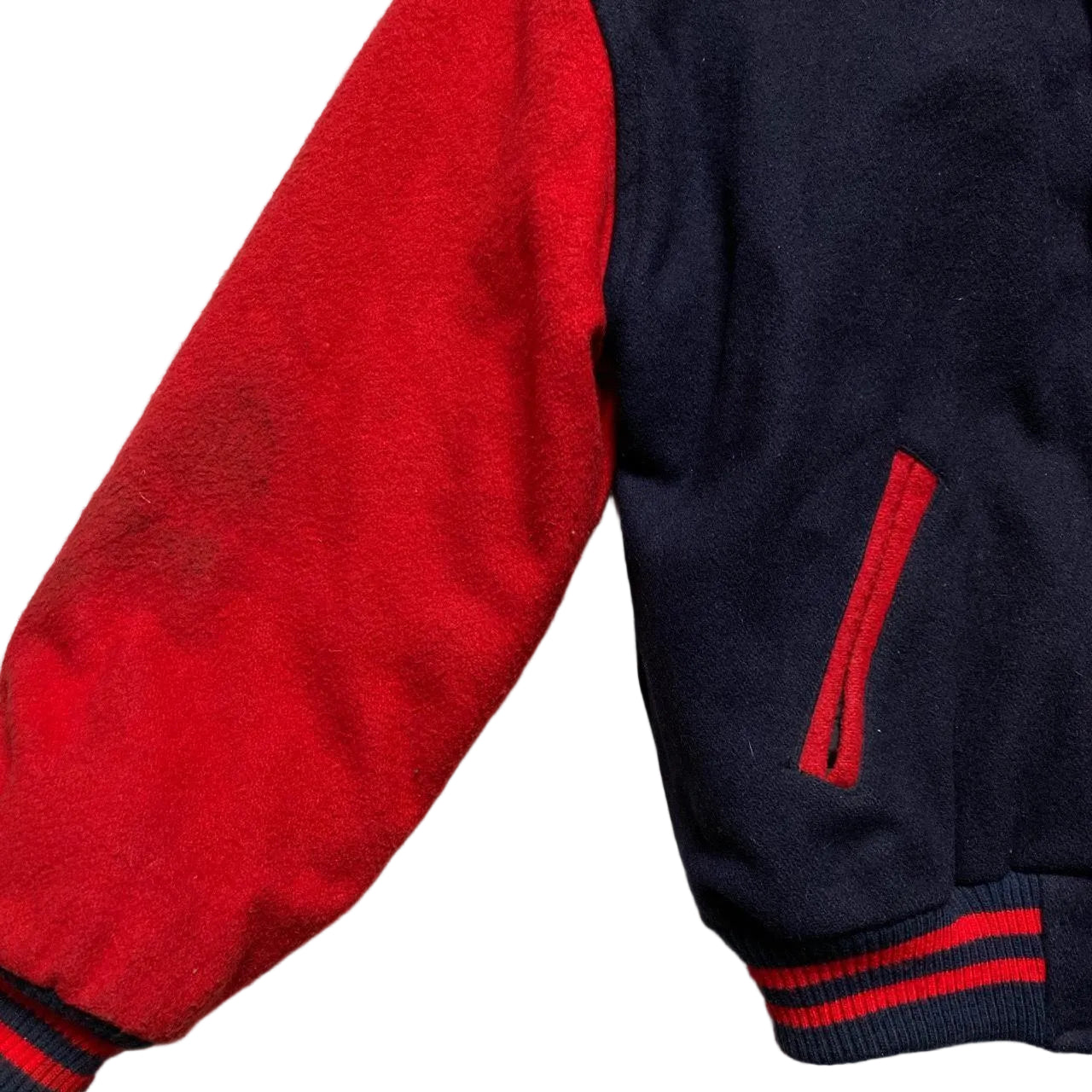 Budweiser Vintage Racing Drag Race Varsity Bomber Jacket (S)