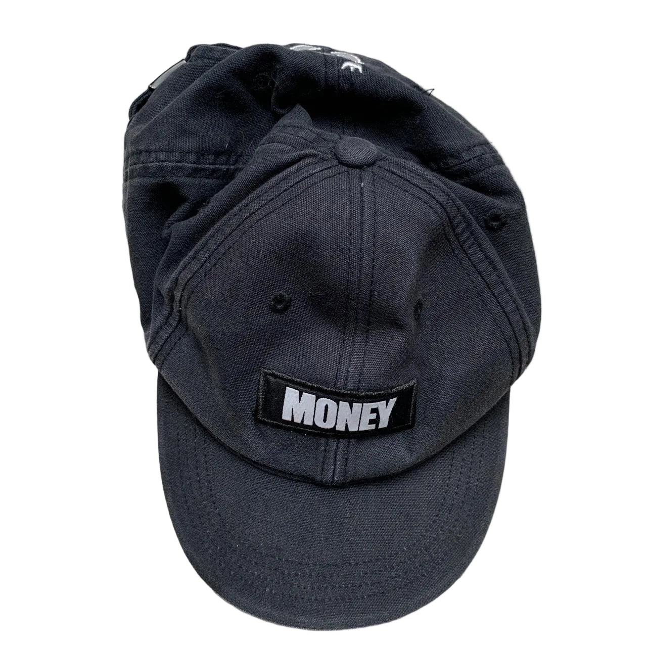 Money Clothing Black and White Cap