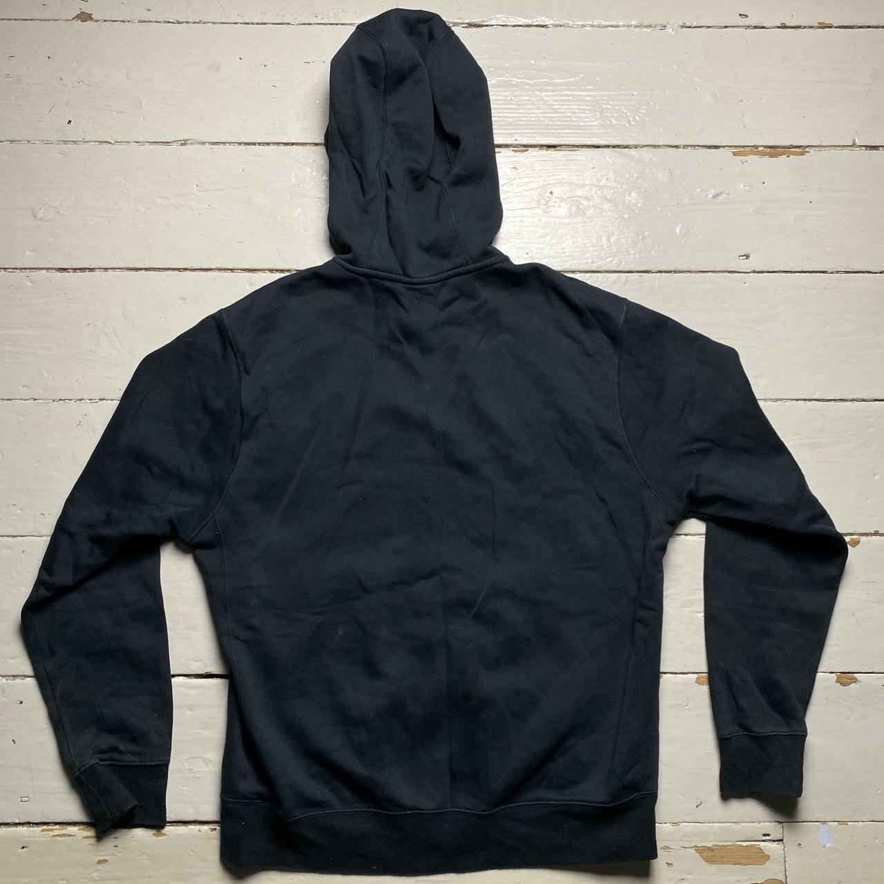Nike Swoosh Black and White Hoodie