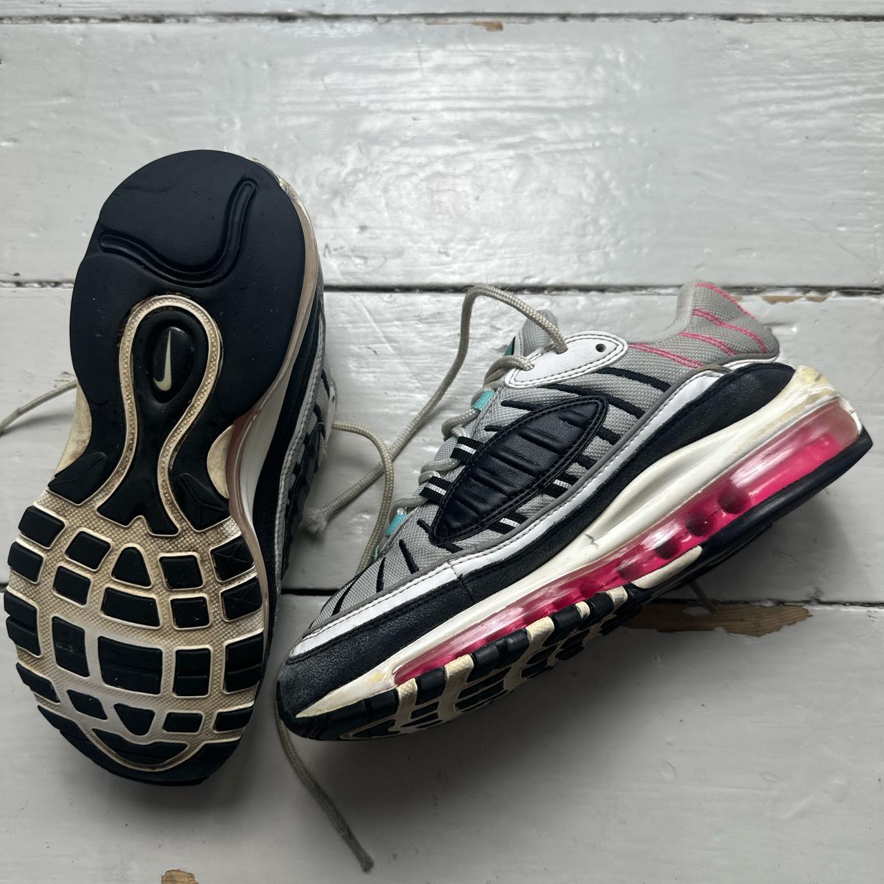 Nike Air Max 98 White Blue and Pink
