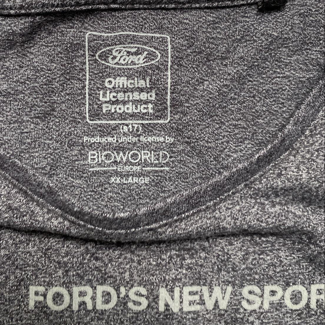 Ford Mustang Grey T Shirt (2XL)