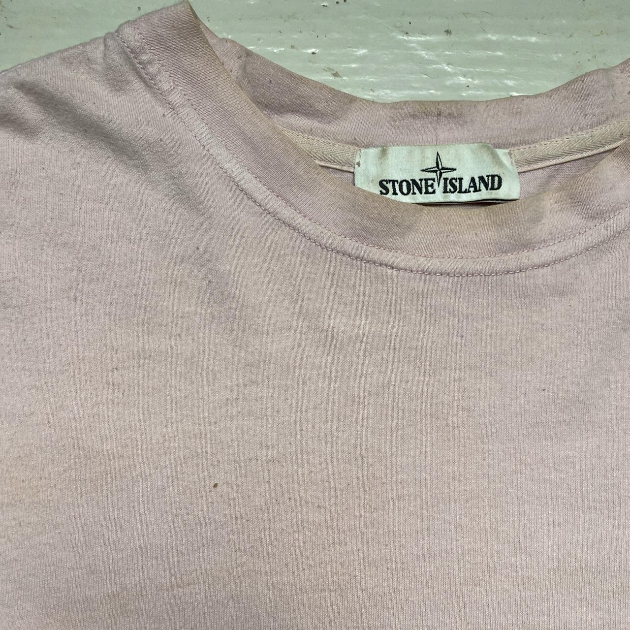 Stone Island Pink Long Sleeve T Shirt