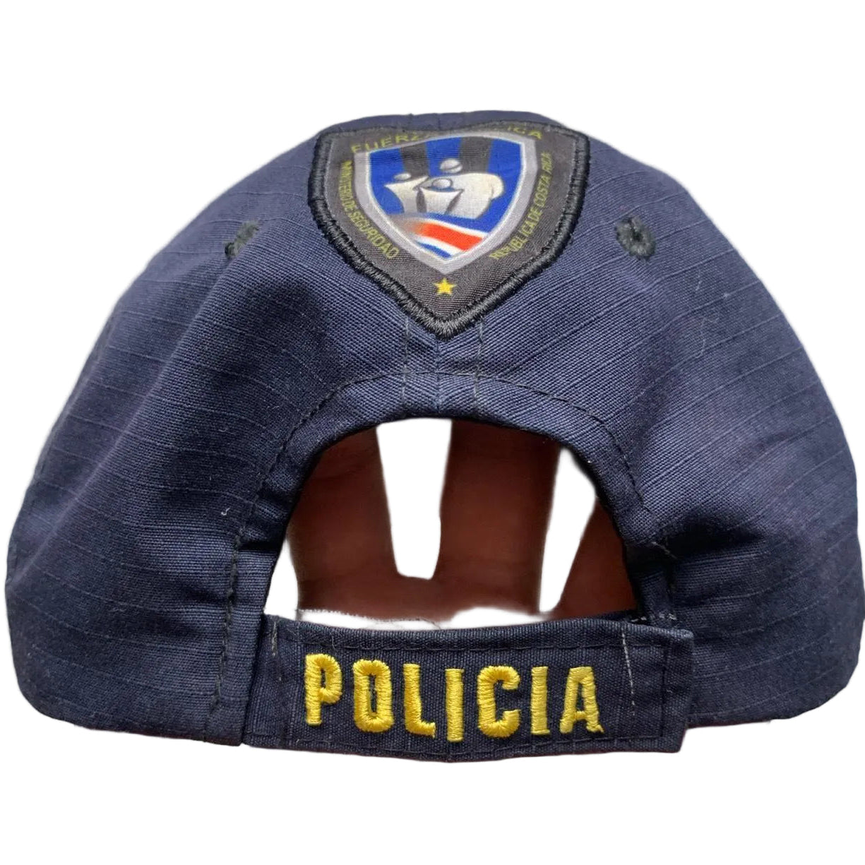 Policia Costa Rica Police Navy and Yellow Cap