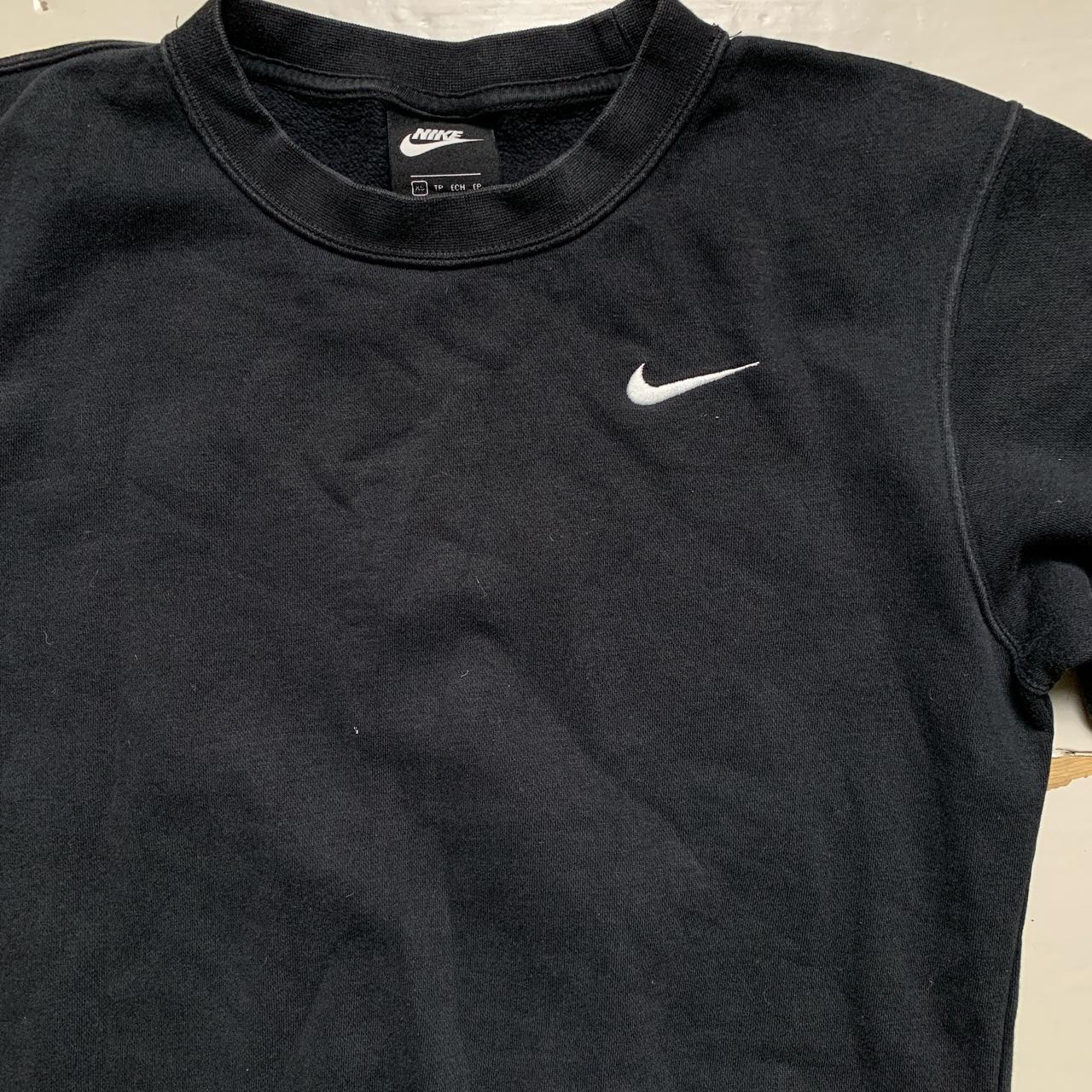 Nike Swoosh Black and White Jumper
