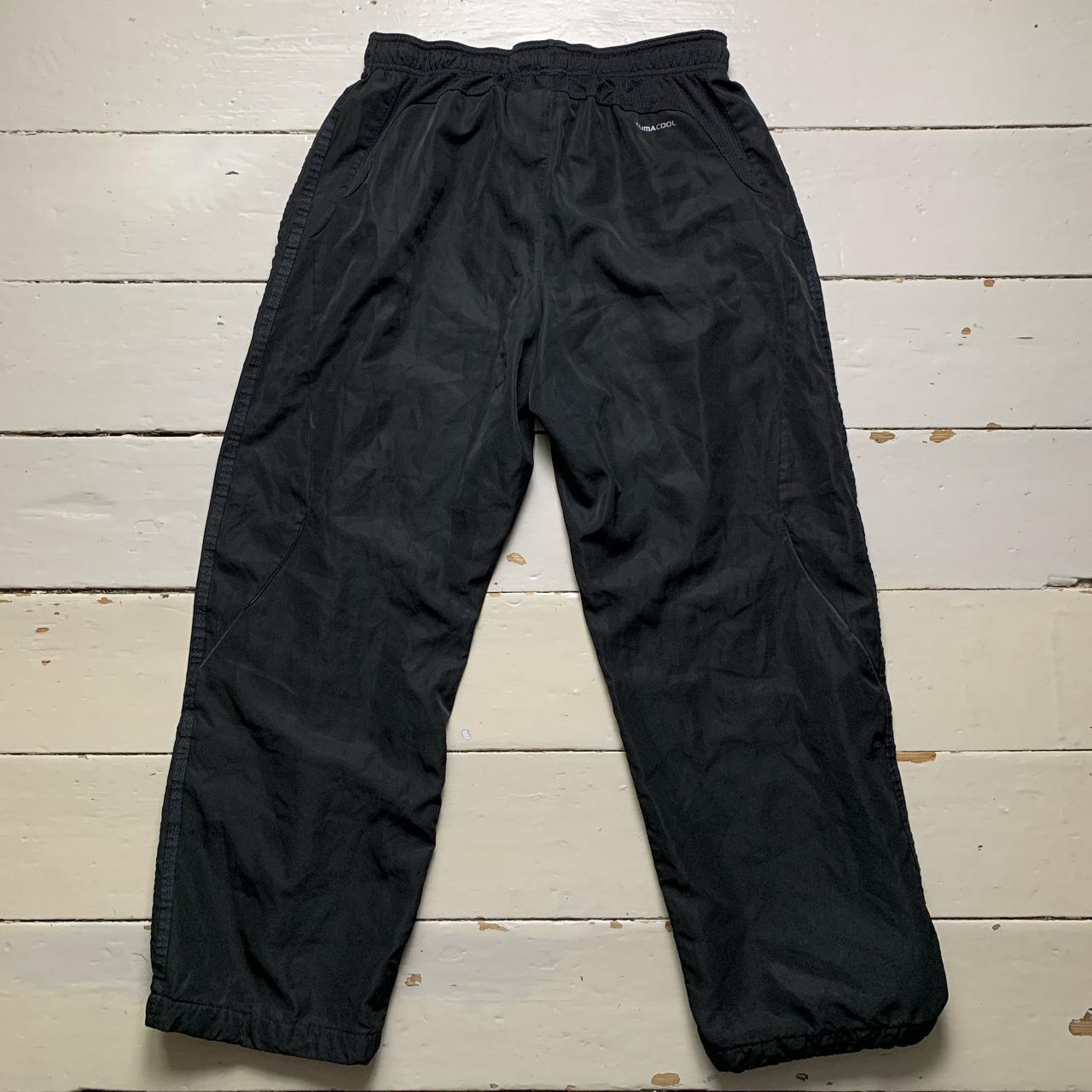 Adidas Vintage Climacool Black and Grey Shell Track Pant Baggy Bottoms