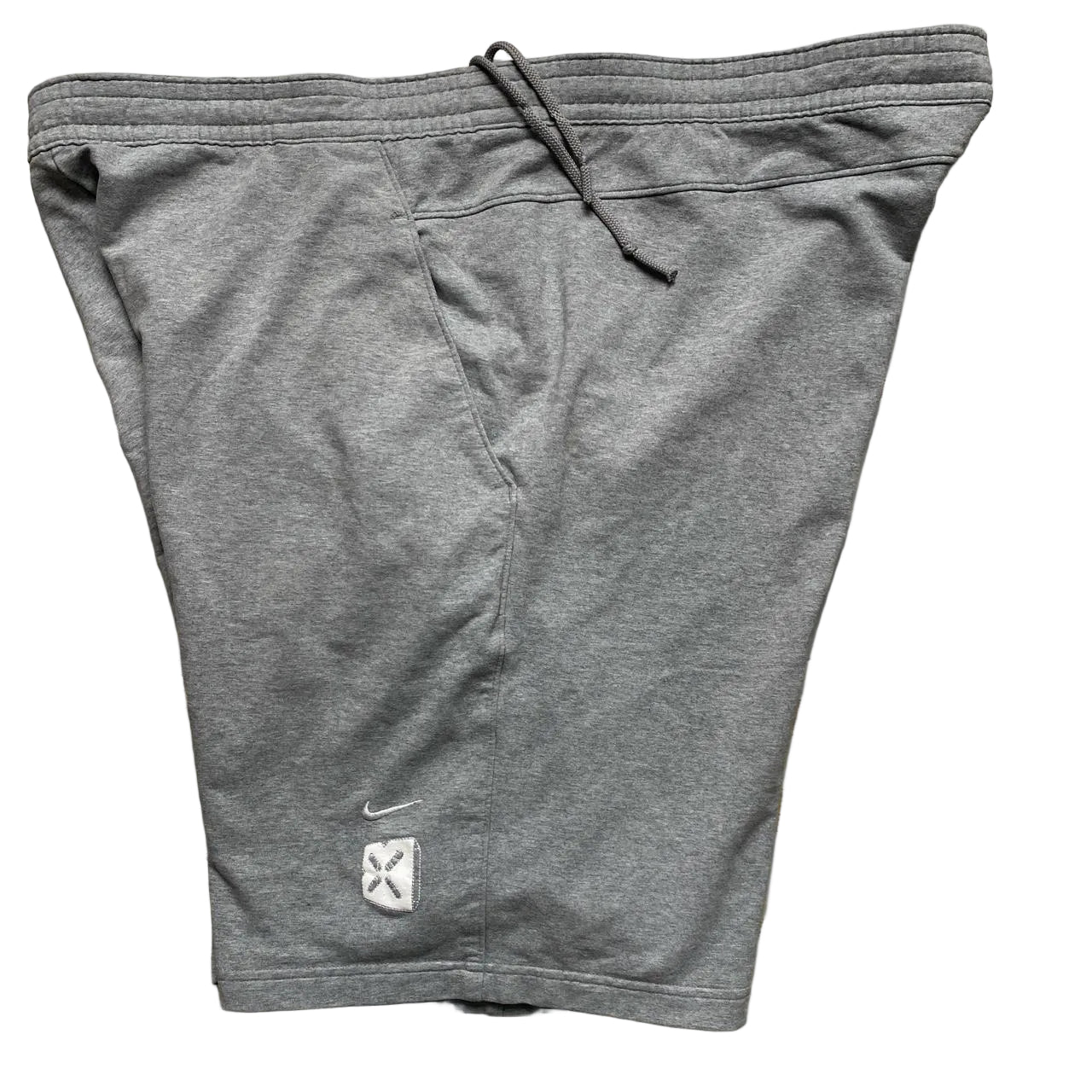 Nike Swoosh Grey and White Vintage Shorts (XL)