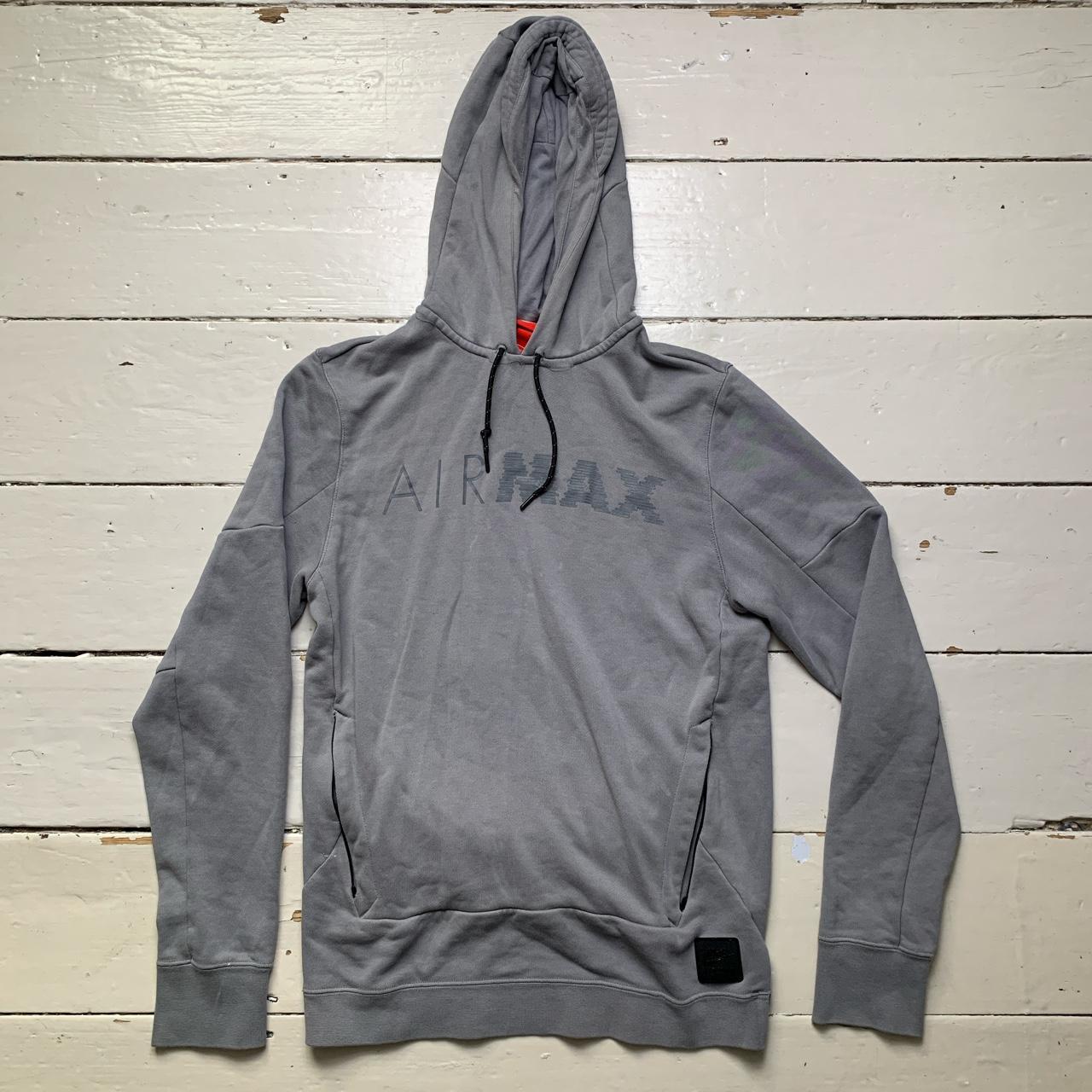 Grey nike air max hoodie best sale