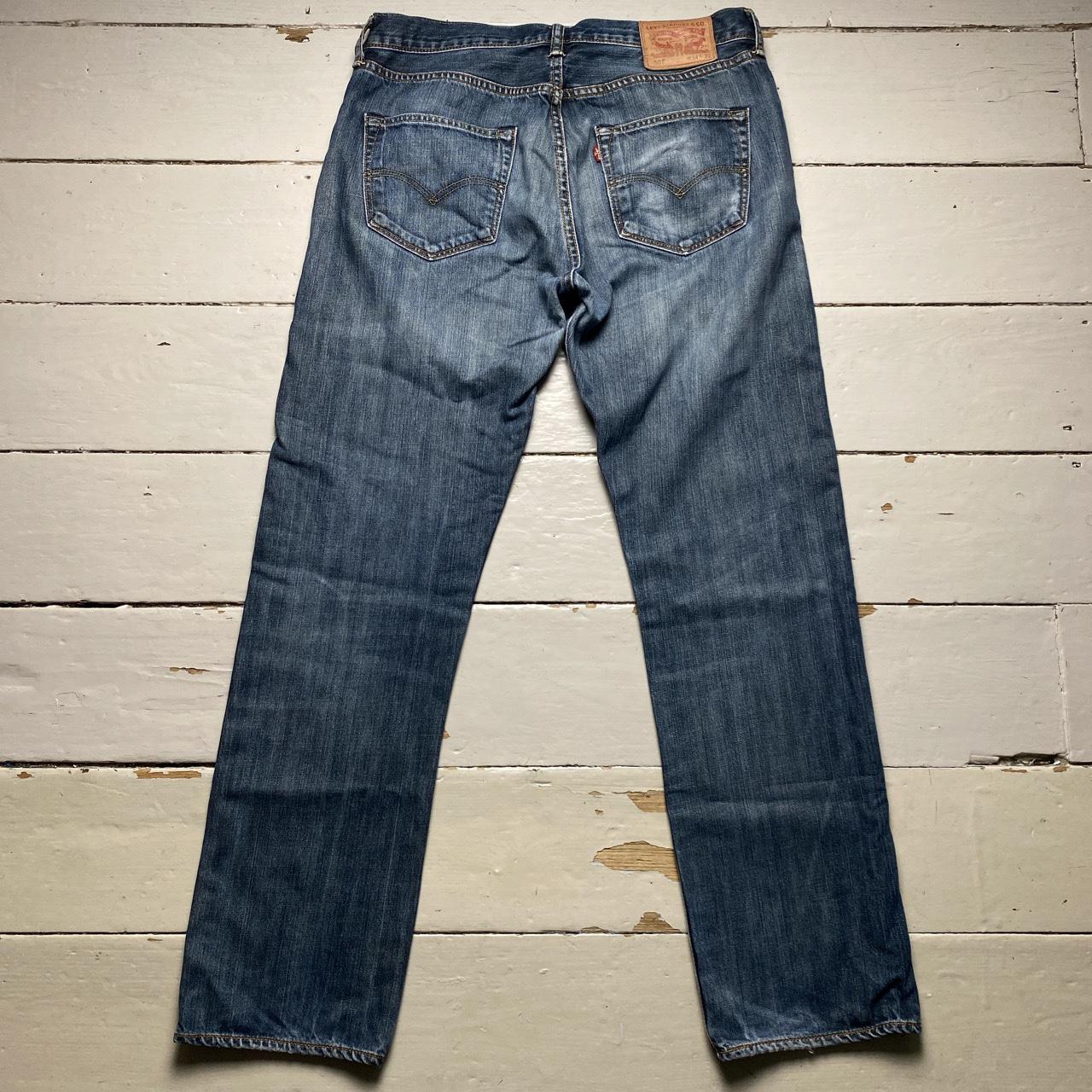 Levis 501 Stonewashed Navy Jeans