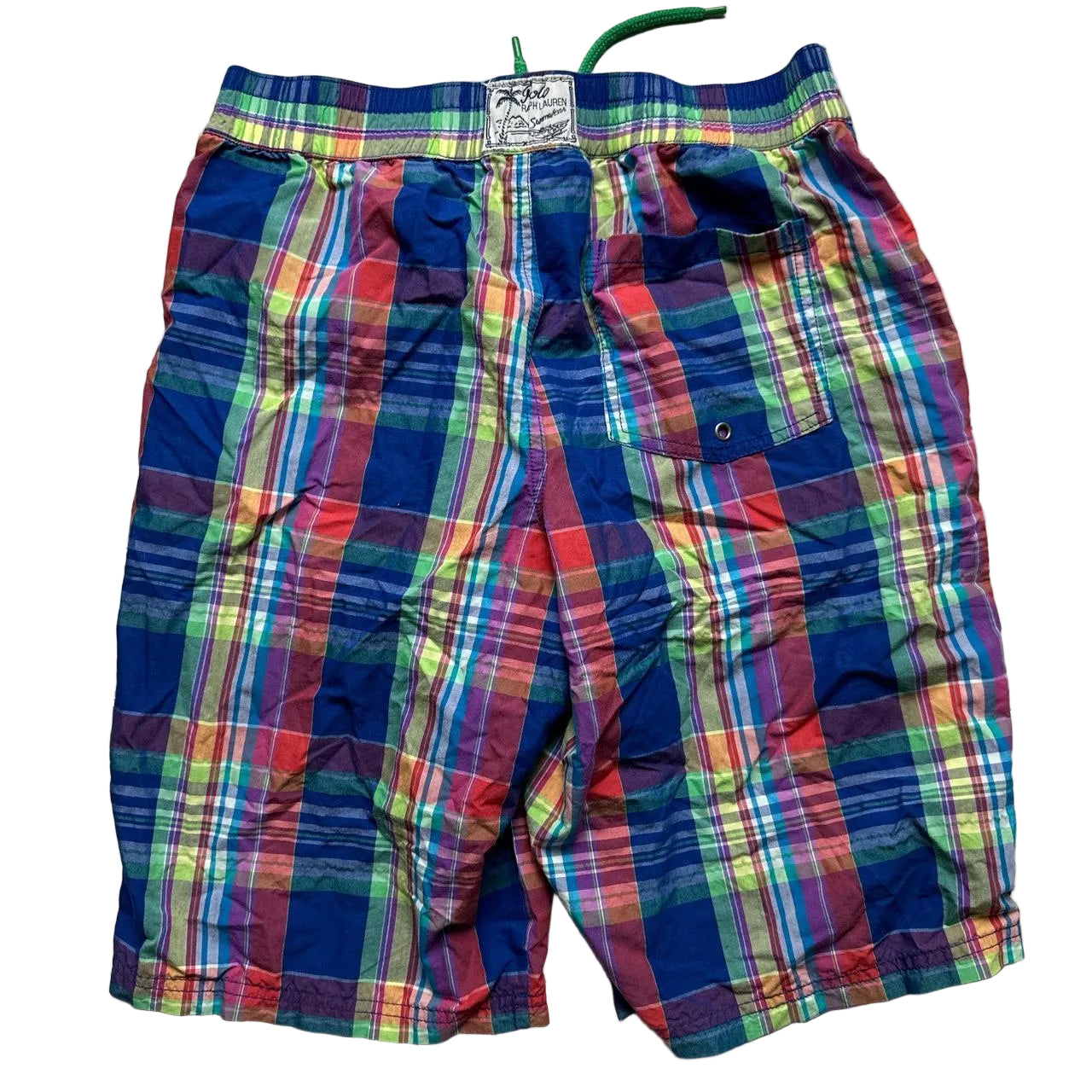 Ralph Lauren Polo Checked Swim Shorts (S)