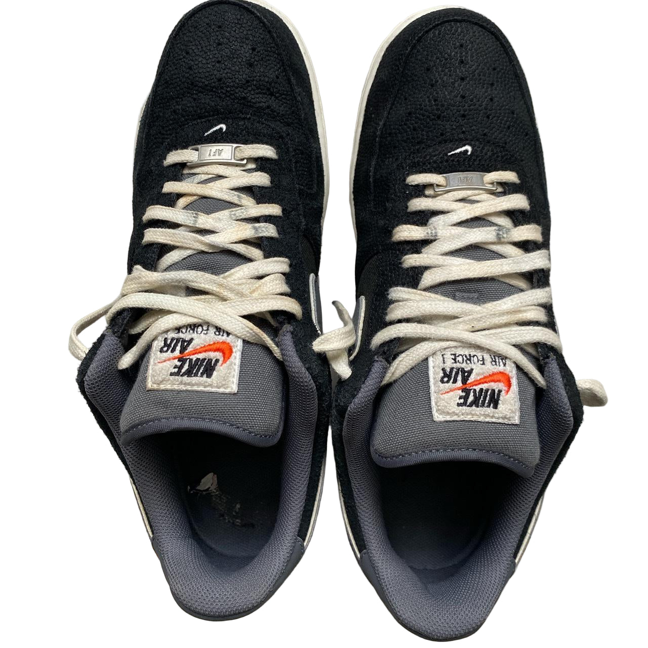Nike Air Force 1 Black Grey and White (UK 11)