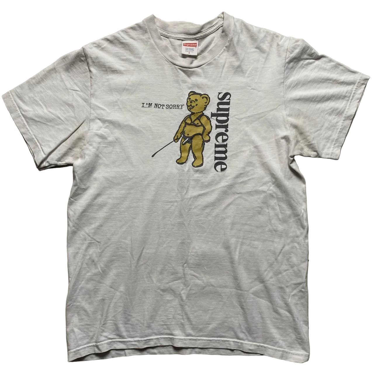 Supreme Im Not Sorry Dodgy Bear T Shirt (S)