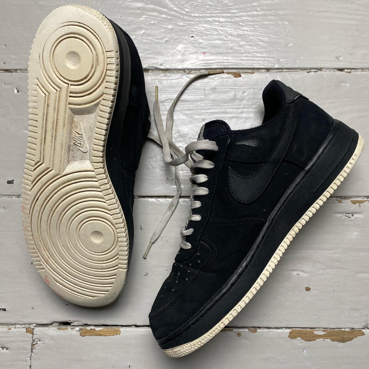 Nike Air Force 1 Black and White Suede