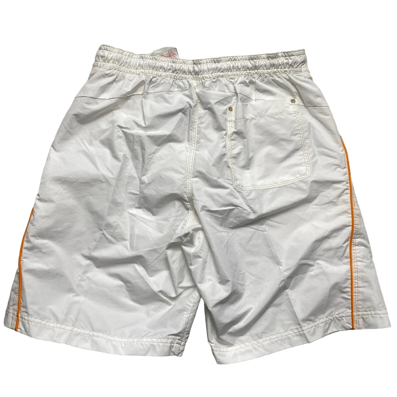 Nike Vintage Swoosh White Gold and Orange Shorts (S)