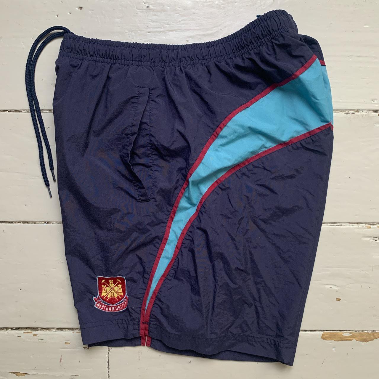 West Ham Vintage 90’s Shell Track Pant Shorts