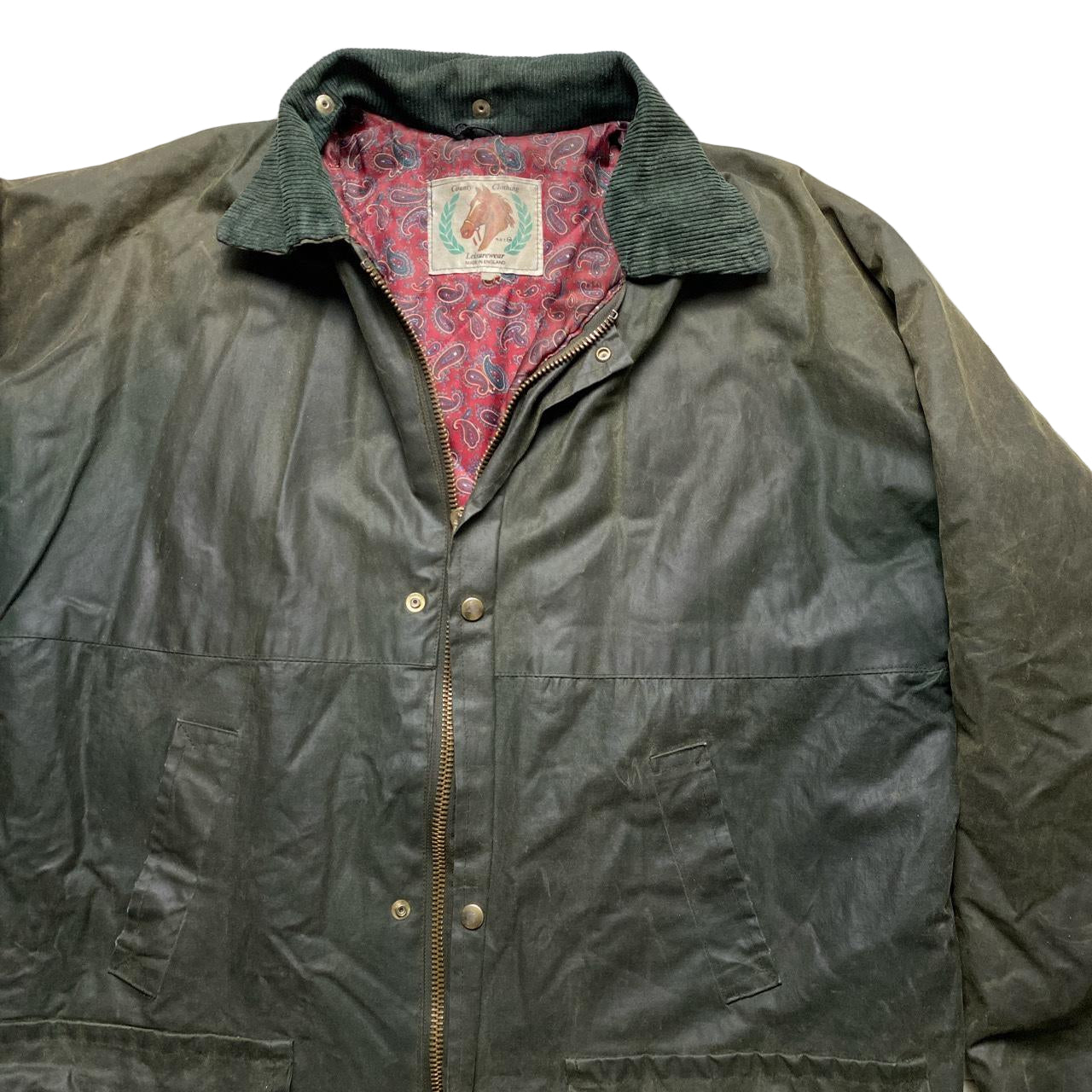 County Clothing Oilskin Green Jacket (XL)