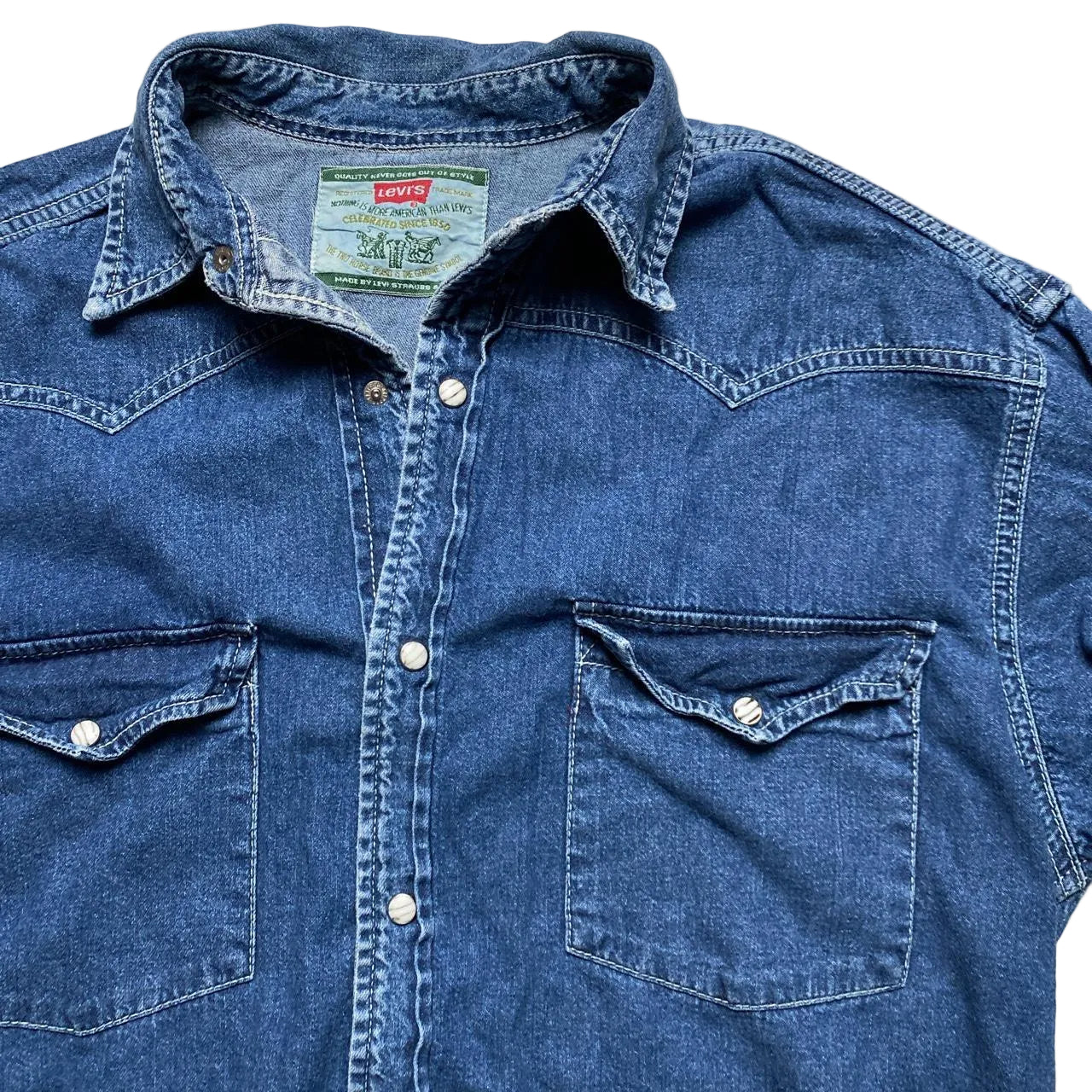 Levis Denim Button Up Long Sleeve Overshirt (L)