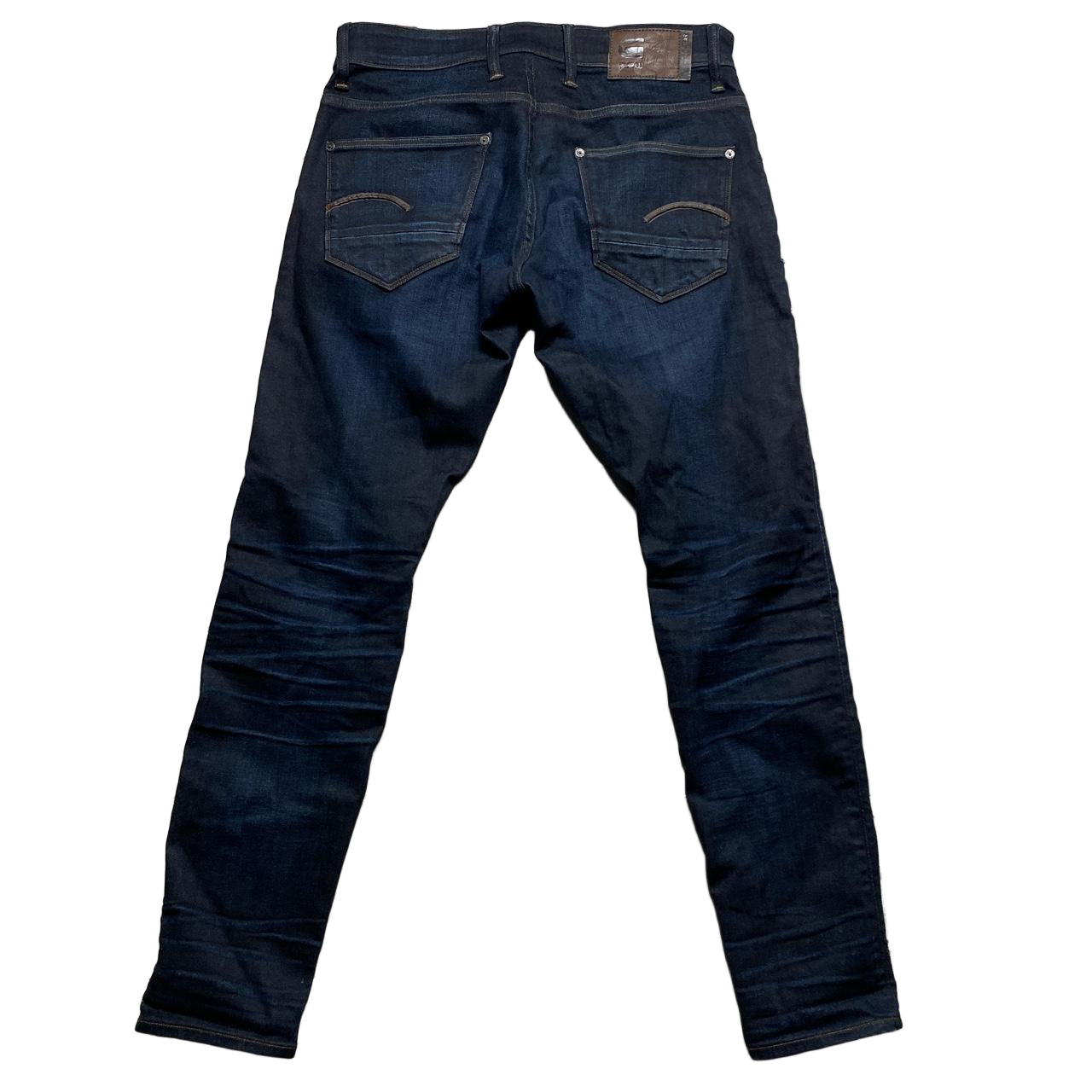 G Star Revend Navy Slim Fit Jeans (30W)
