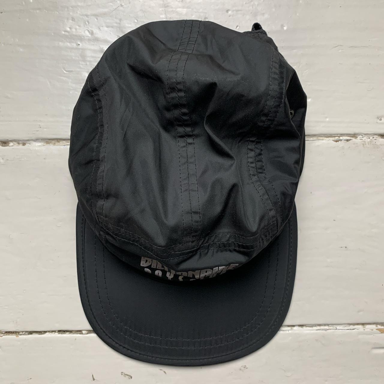 Billionaire Boys Club Black and Reflective Silver 5 Panel Cap