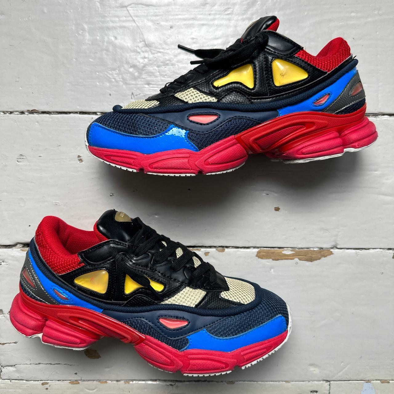 Raf Simons Adidas Ozweego Blue Yellow Black and Red