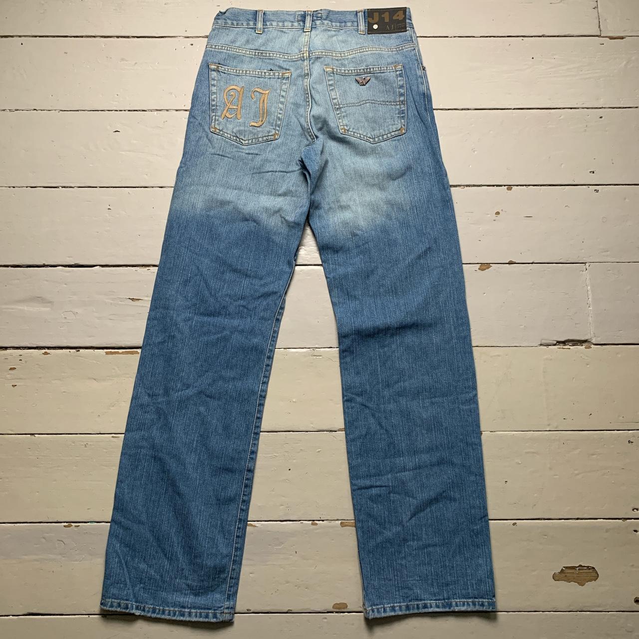 Armani J14 AJ Vintage Blue Stonewashed Jeans