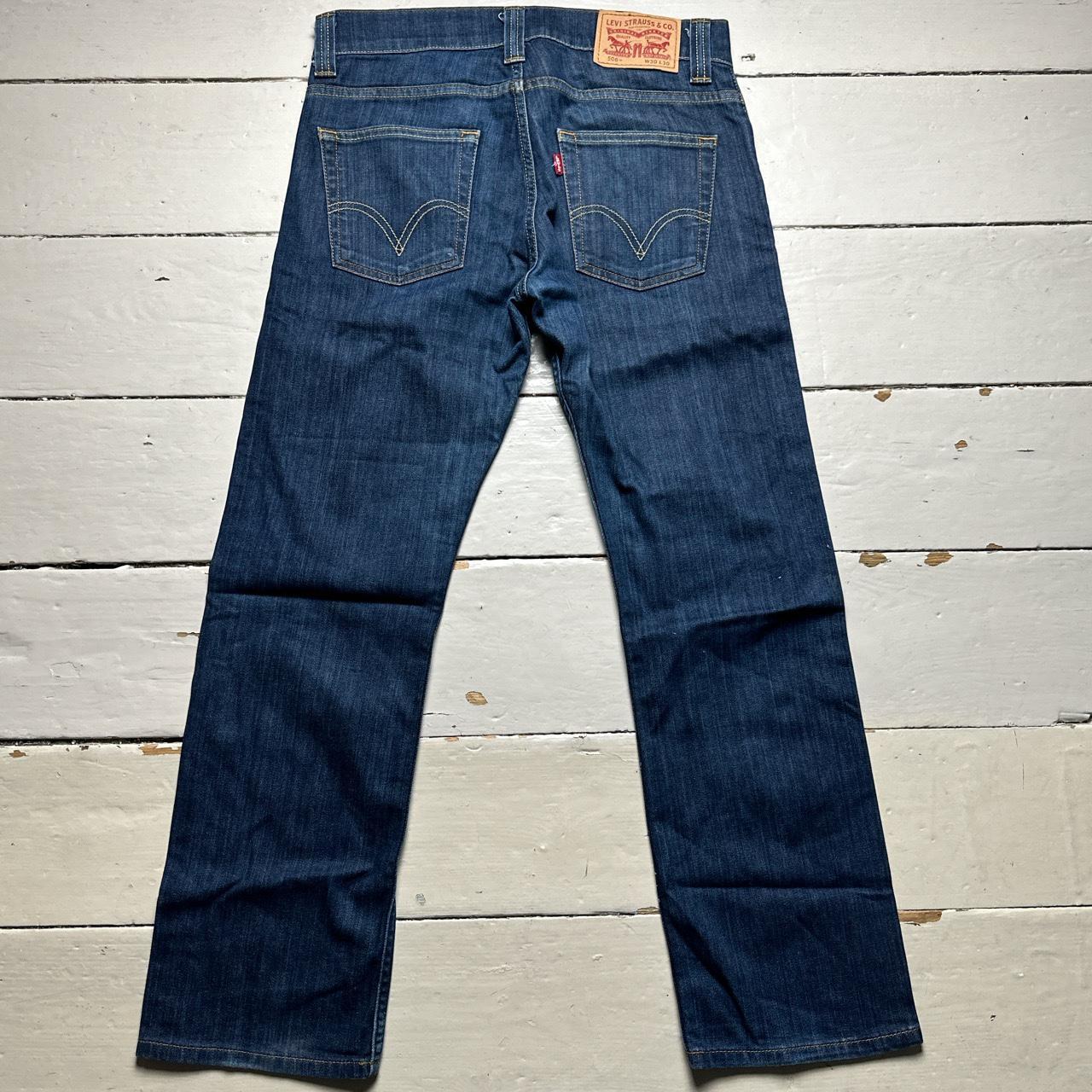 Levis 506 Dark Navy Baggy Jeans