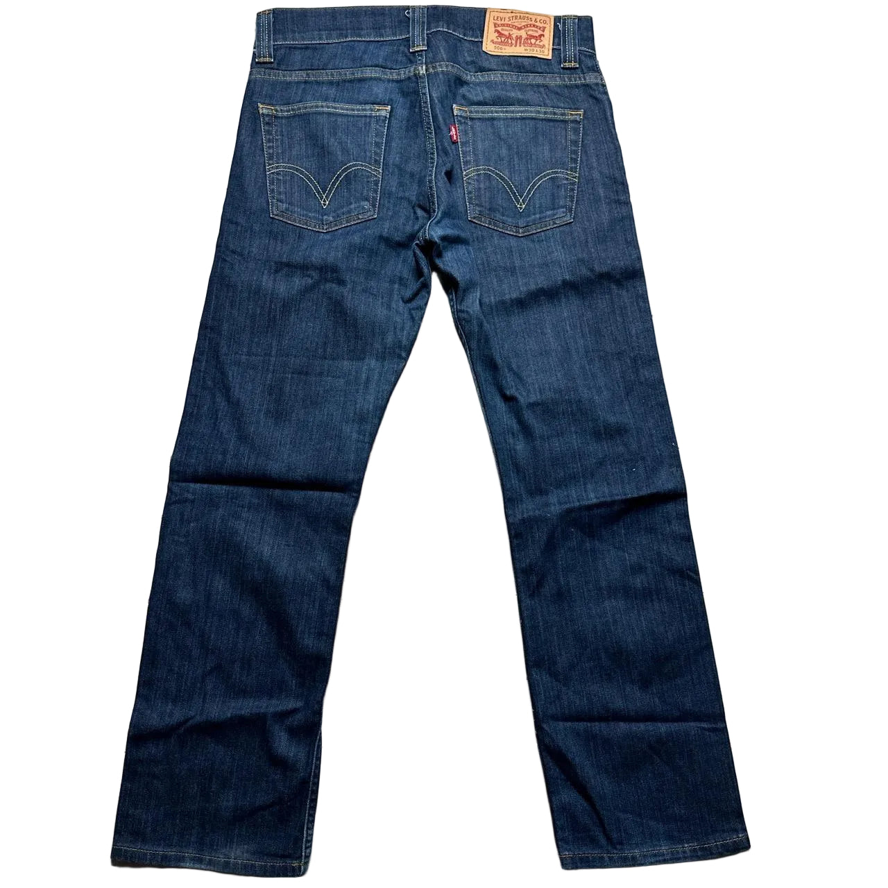 Levis 506 Dark Navy Baggy Jeans (30W)