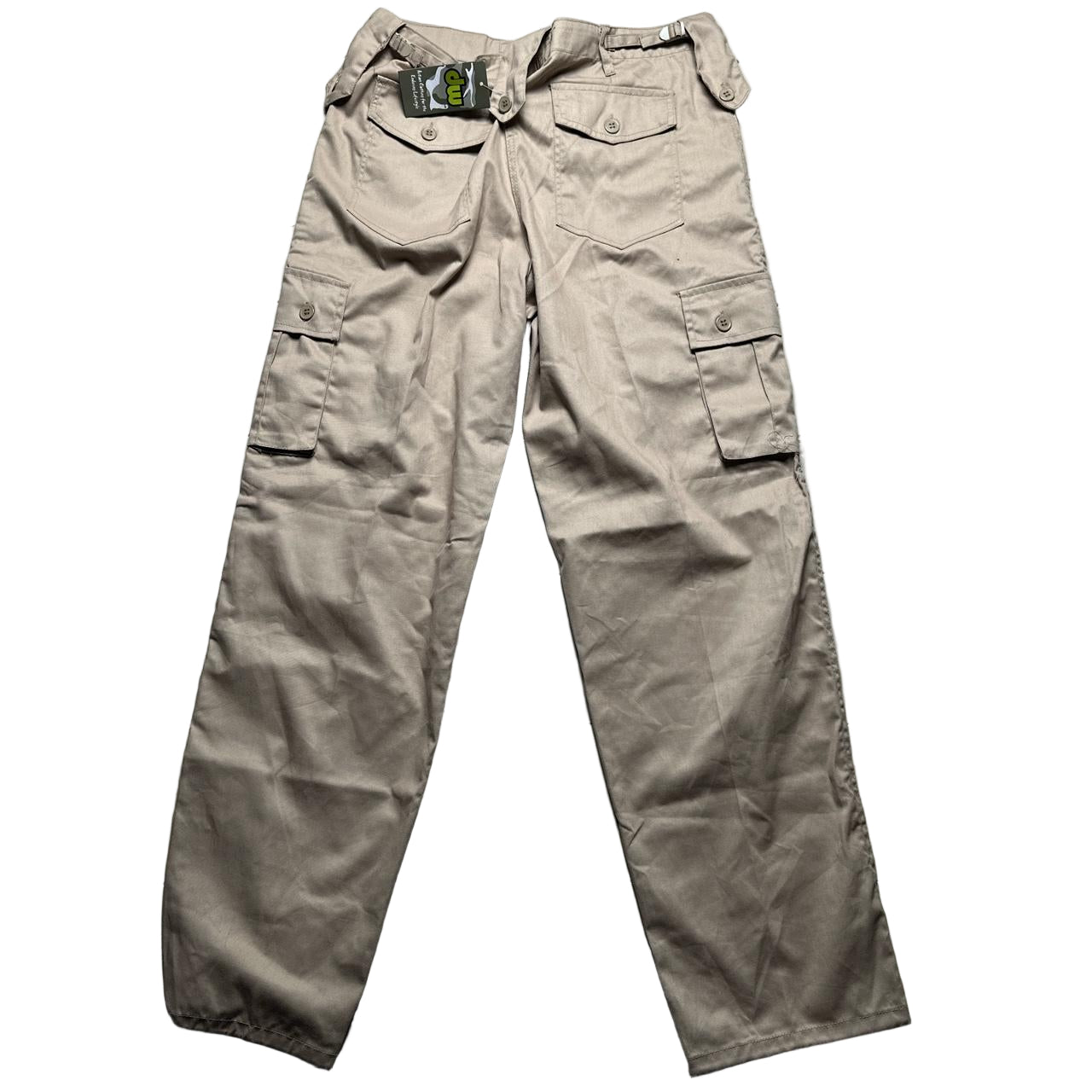 Beige Khaki Cargo Trousers Dallas Wear (38W)
