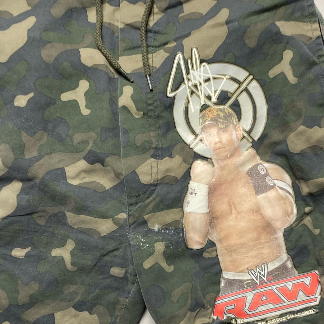 John Cena Vintage WWE Wrestling Shorts (XS)
