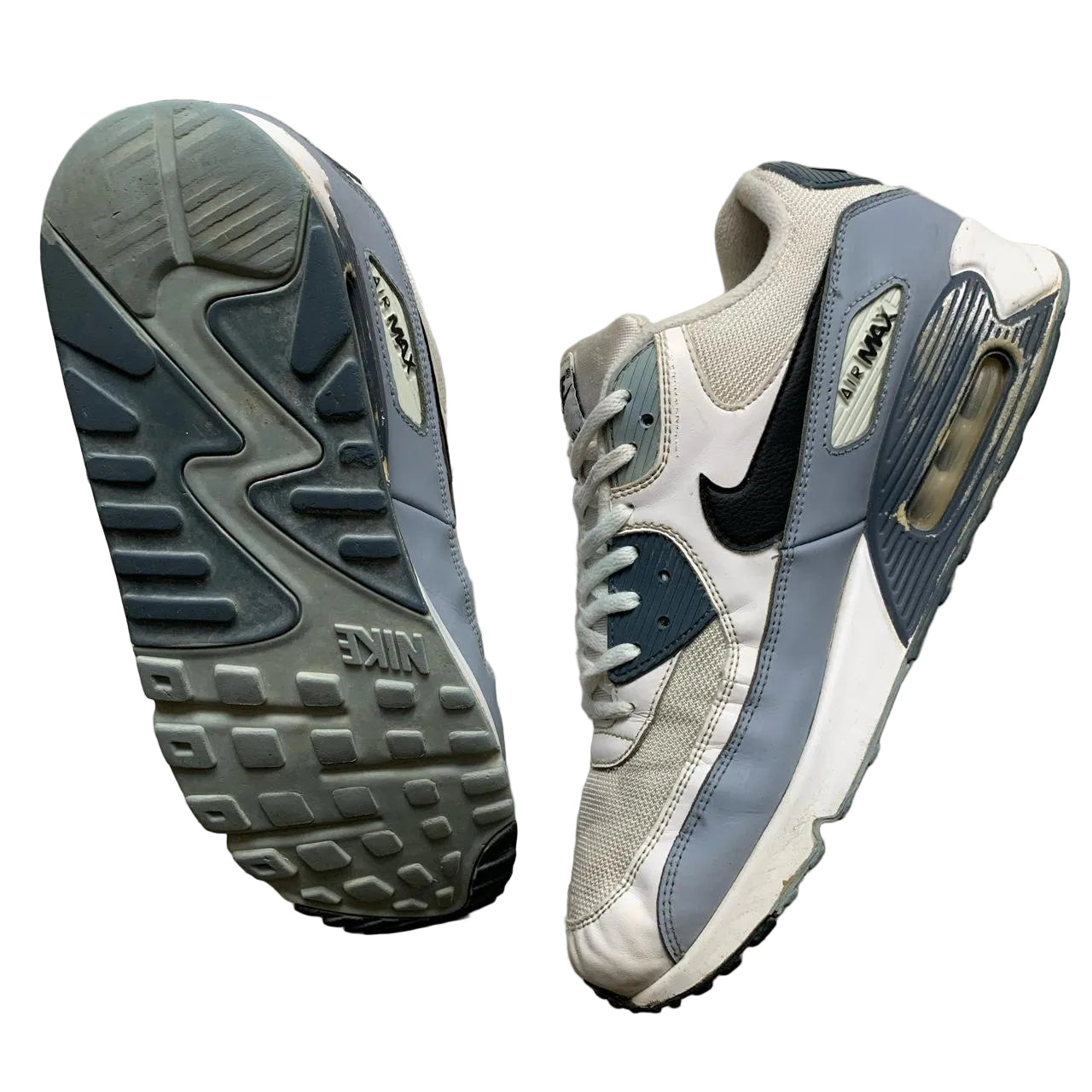 Nike Air Max 90 White Black and Grey (UK 11)