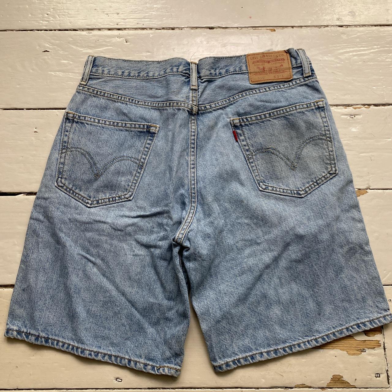 Levis 550 Baggy Vintage Light Blue Jean Short Jorts