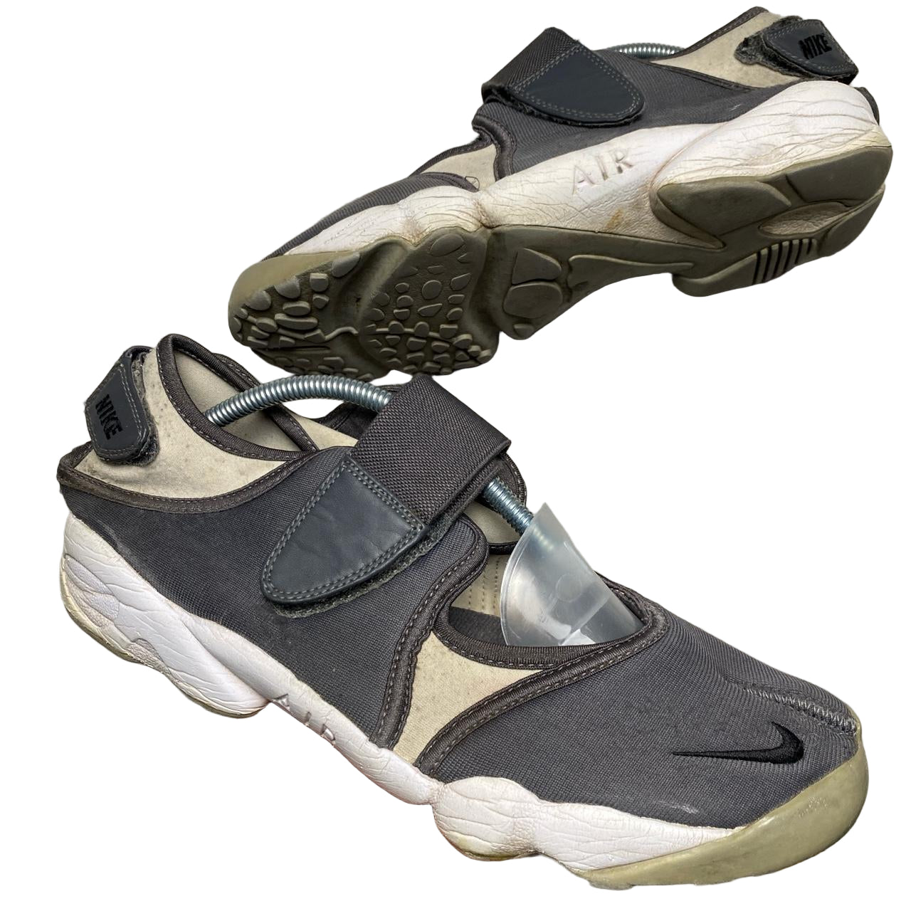 Nike Air Rift Tabi Splif Toe Grey and White (UK 10)