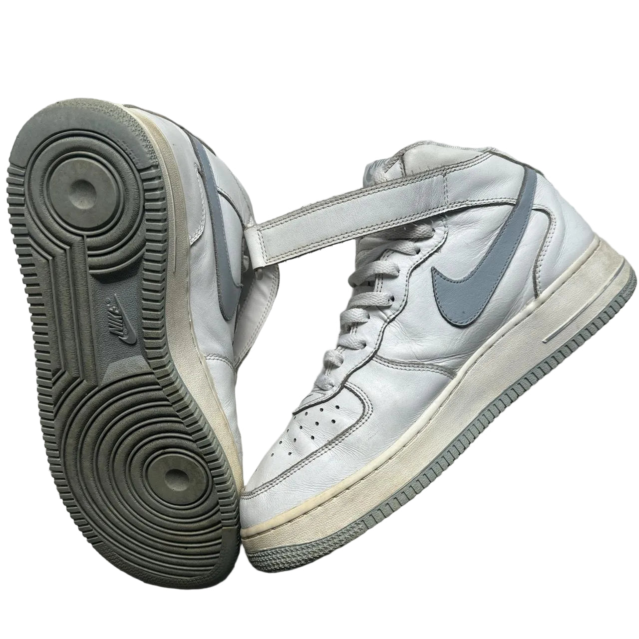 Nike Air Force 1 Mid Vintage 2003 White and Grey (UK 10)