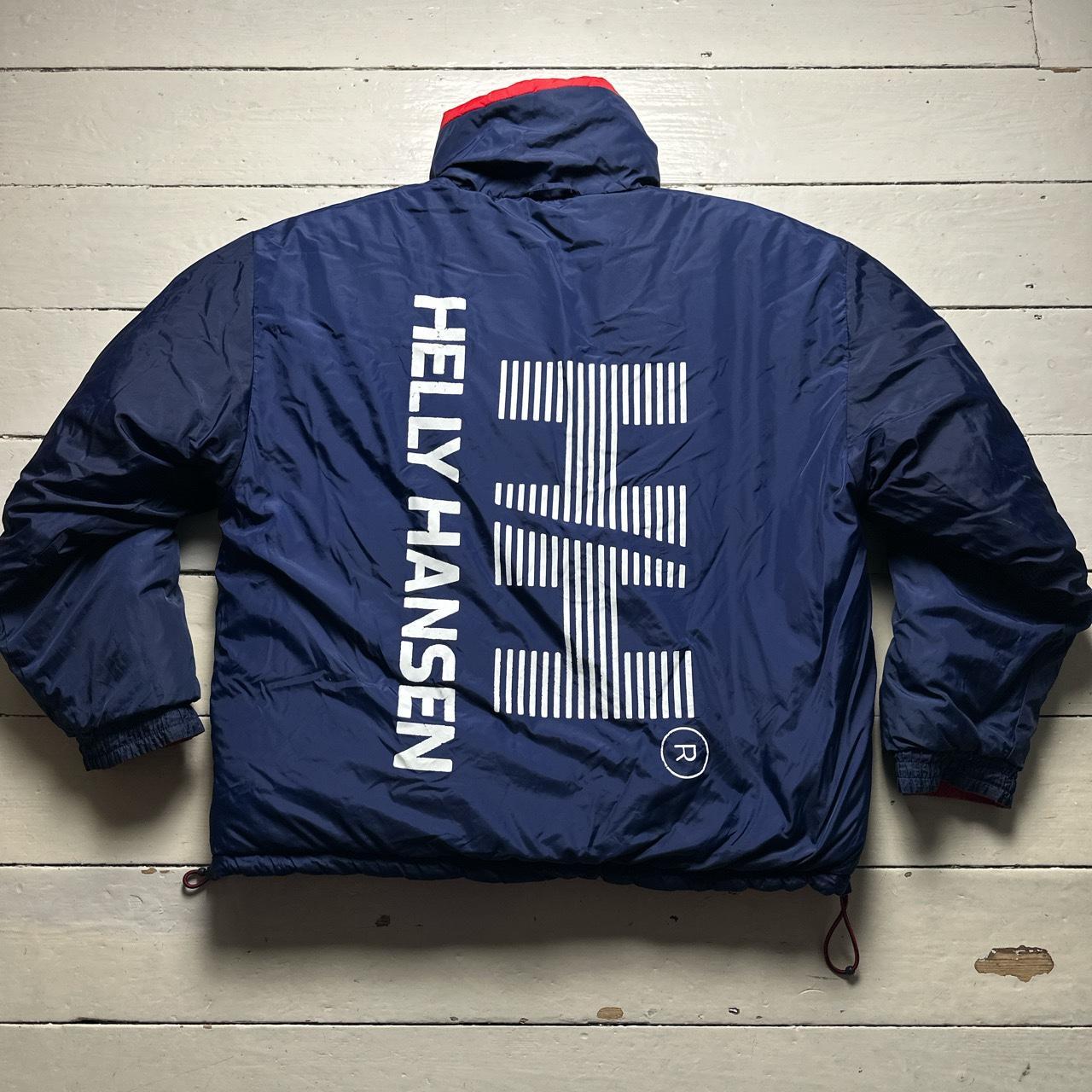 Helly Hansen Reversible Navy and Red Puffer Jacket