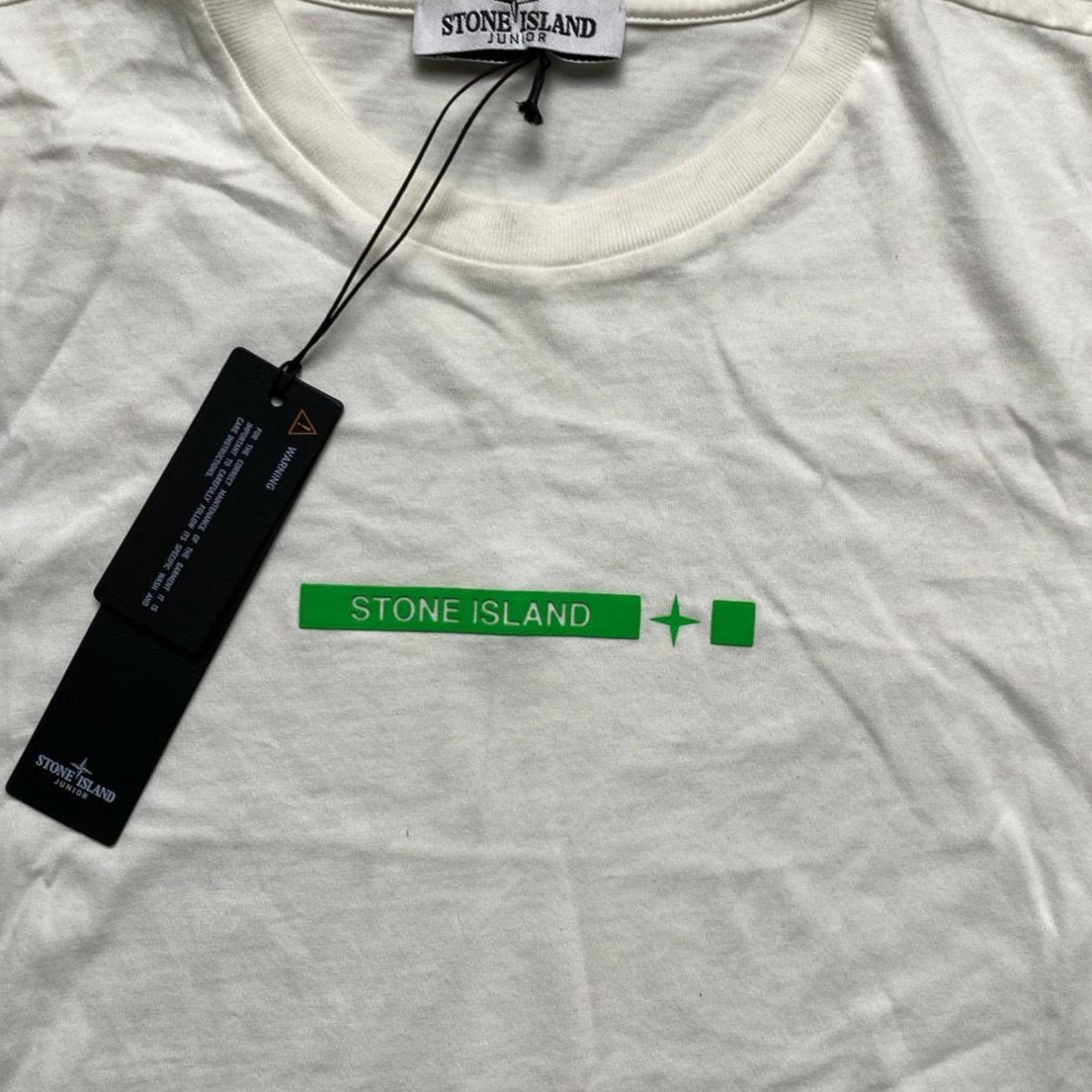 Stone Island Junior White T Shirt (12Y)