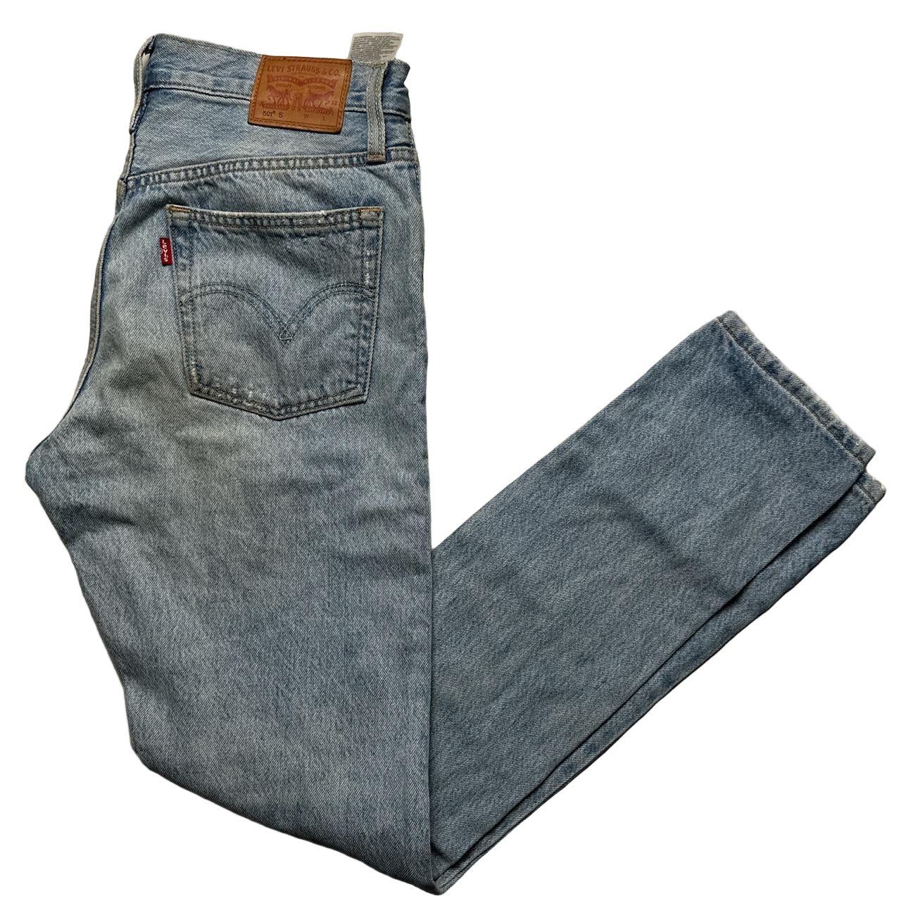 Levis 501 S Light Blue Slim Jeans (27W)