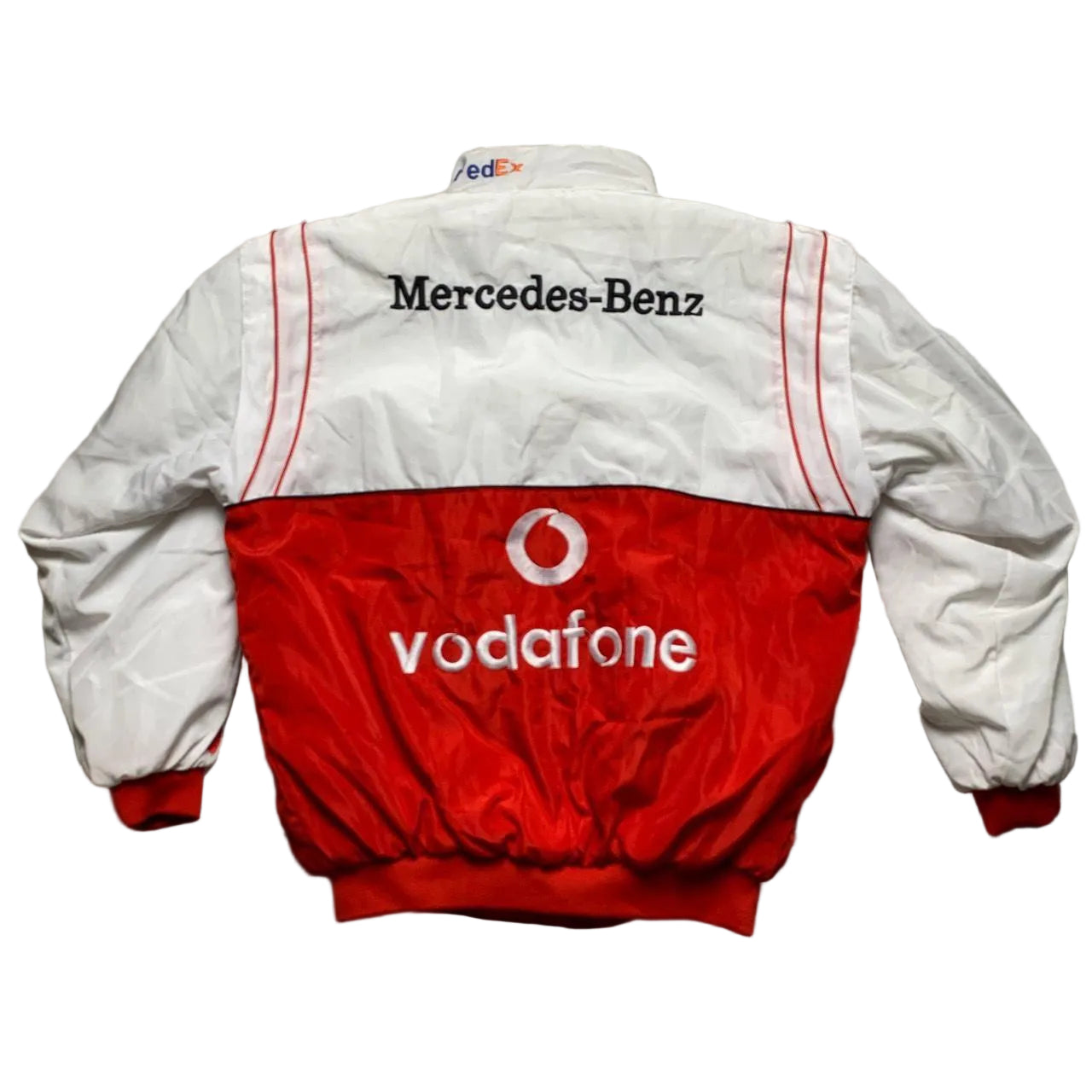 Mercedes Benz Mclaren Vodafone Formula 1 Varsity Baseball Jacket (S)