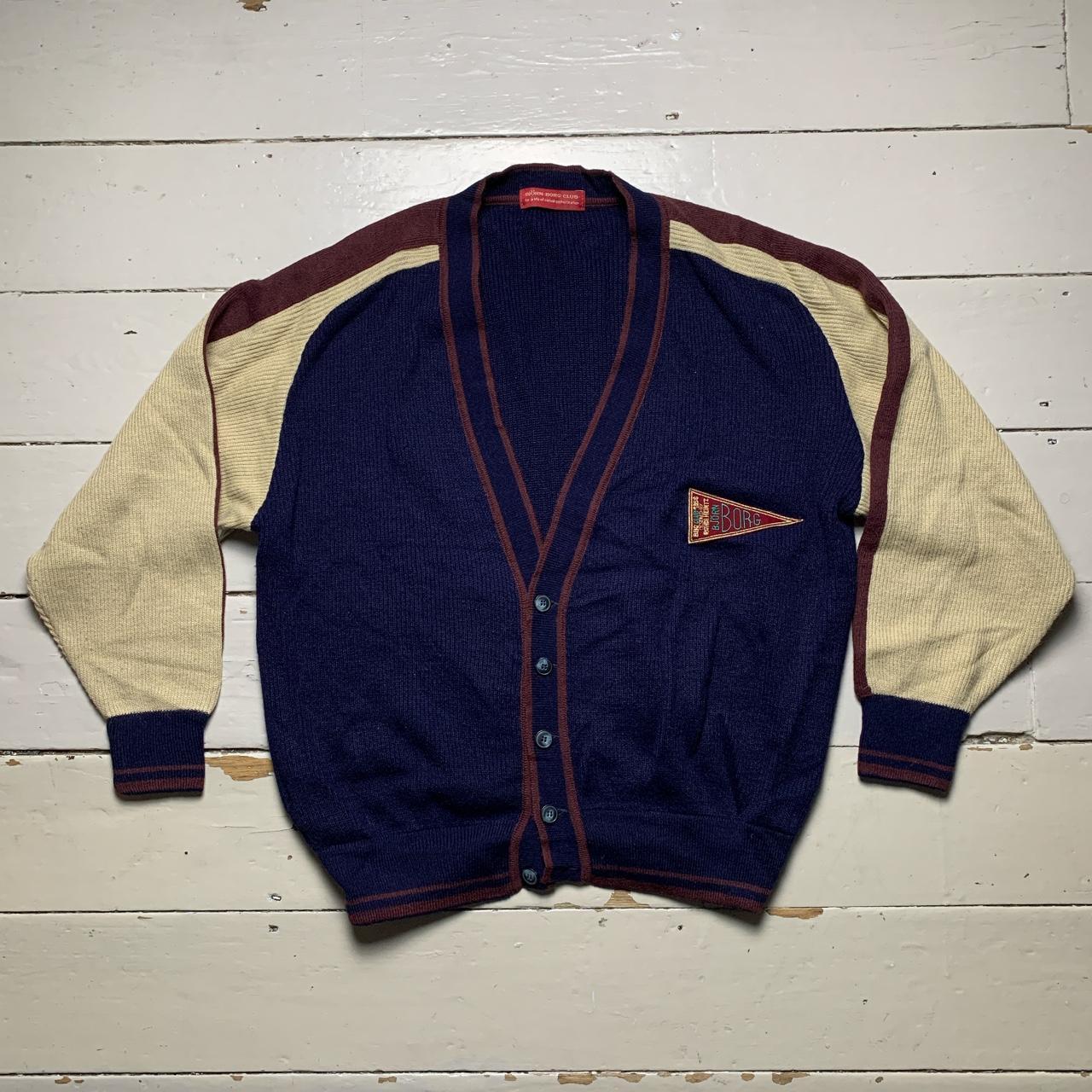 Bjorn Borg Vintage 80’s Knit Cardigan Jumper