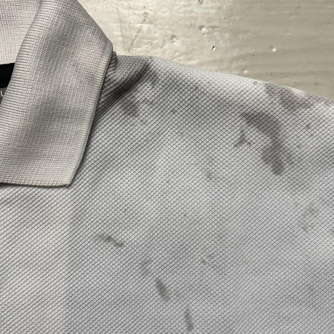 South Pole Vintage Light Blue and White Polo Shirt
