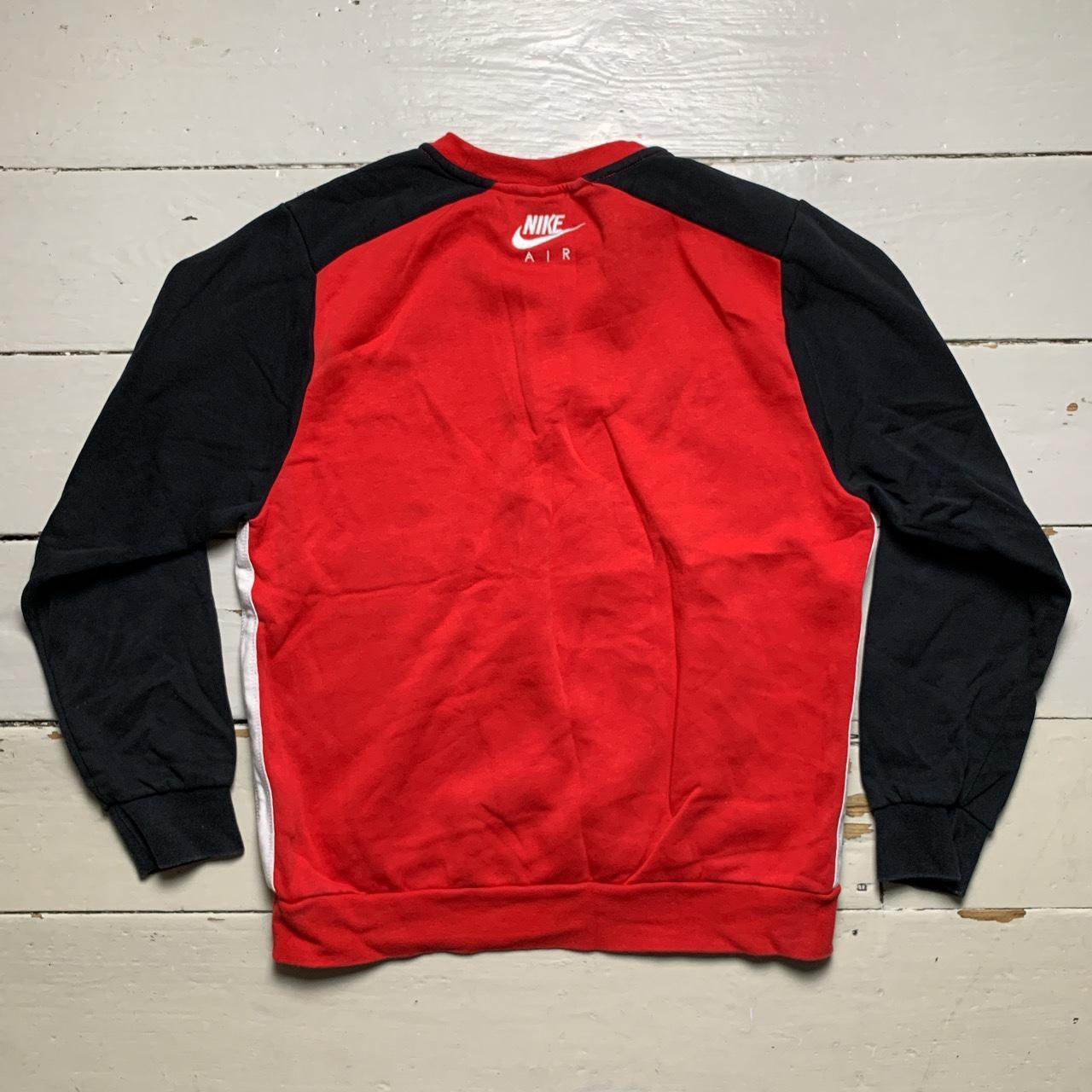 Nike Air Red Black and White Jumper