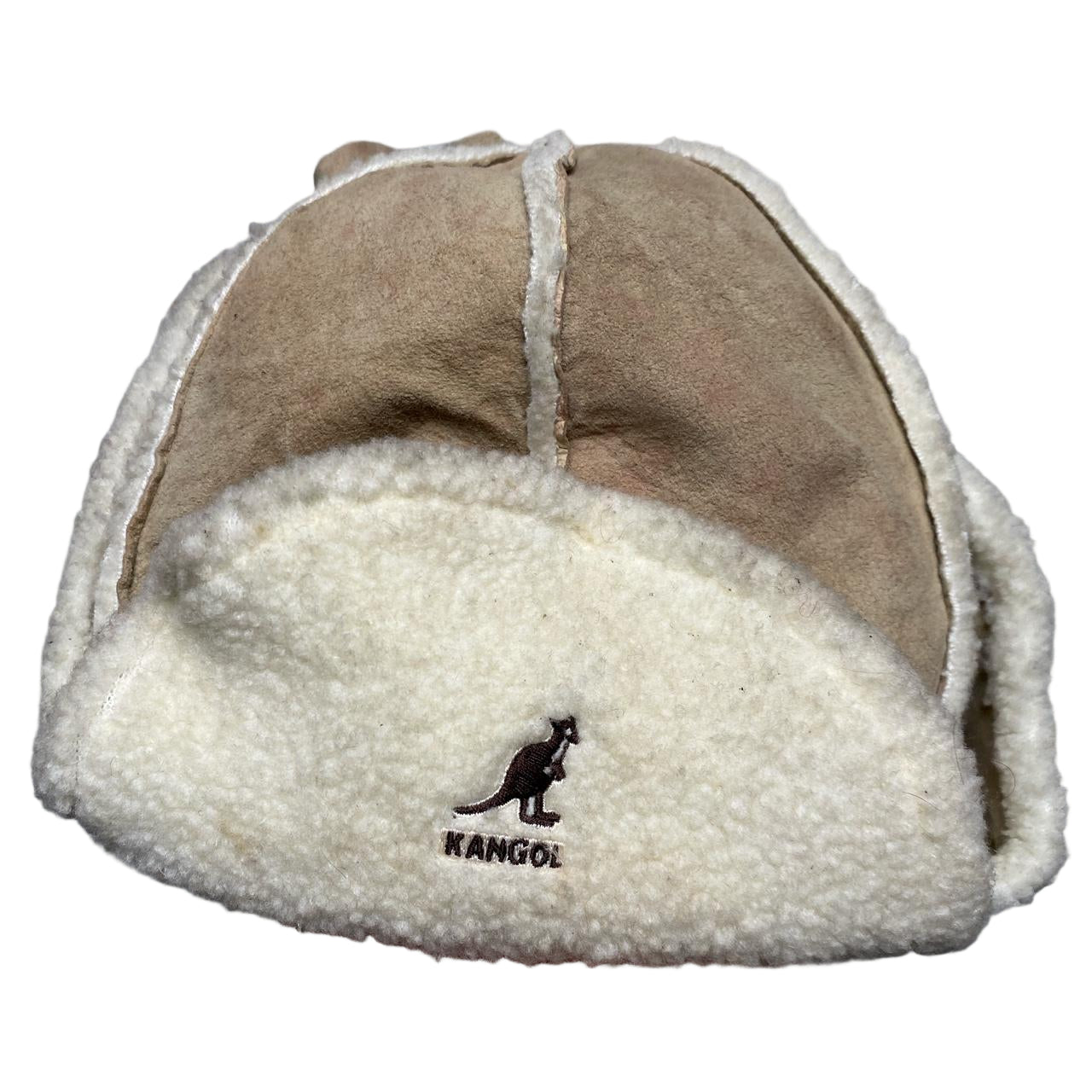 Kangol Vintage Trapper Dog Ear Sherpa and Suede Hat