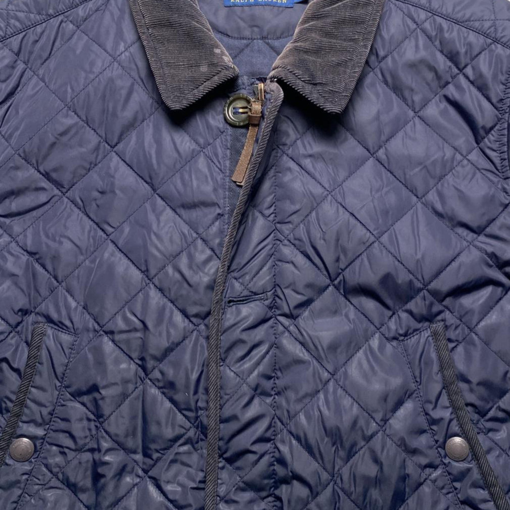 Ralph Lauren Polo Navy Quilted Navy Jacket (XL)