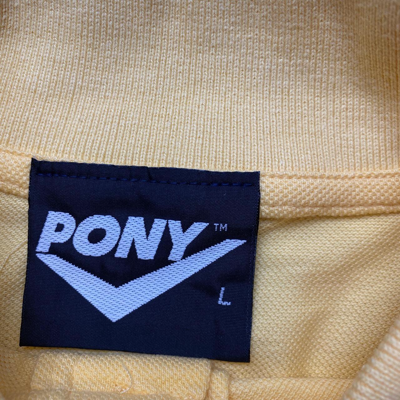 Tottenham Vintage 90’s Pony Yellow Polo Shirt (L)