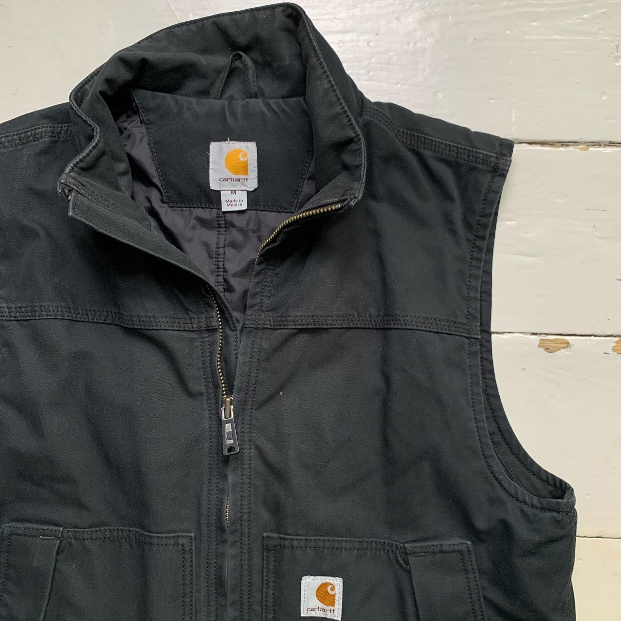 Carharrt Quick Duck Black Workman Gilet