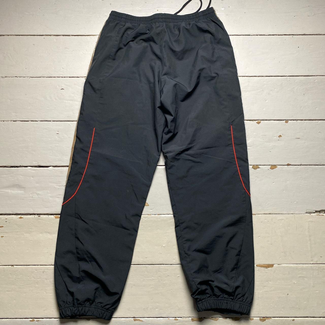 AC Milan Adidas Vintage Shell Trackpant Bottoms