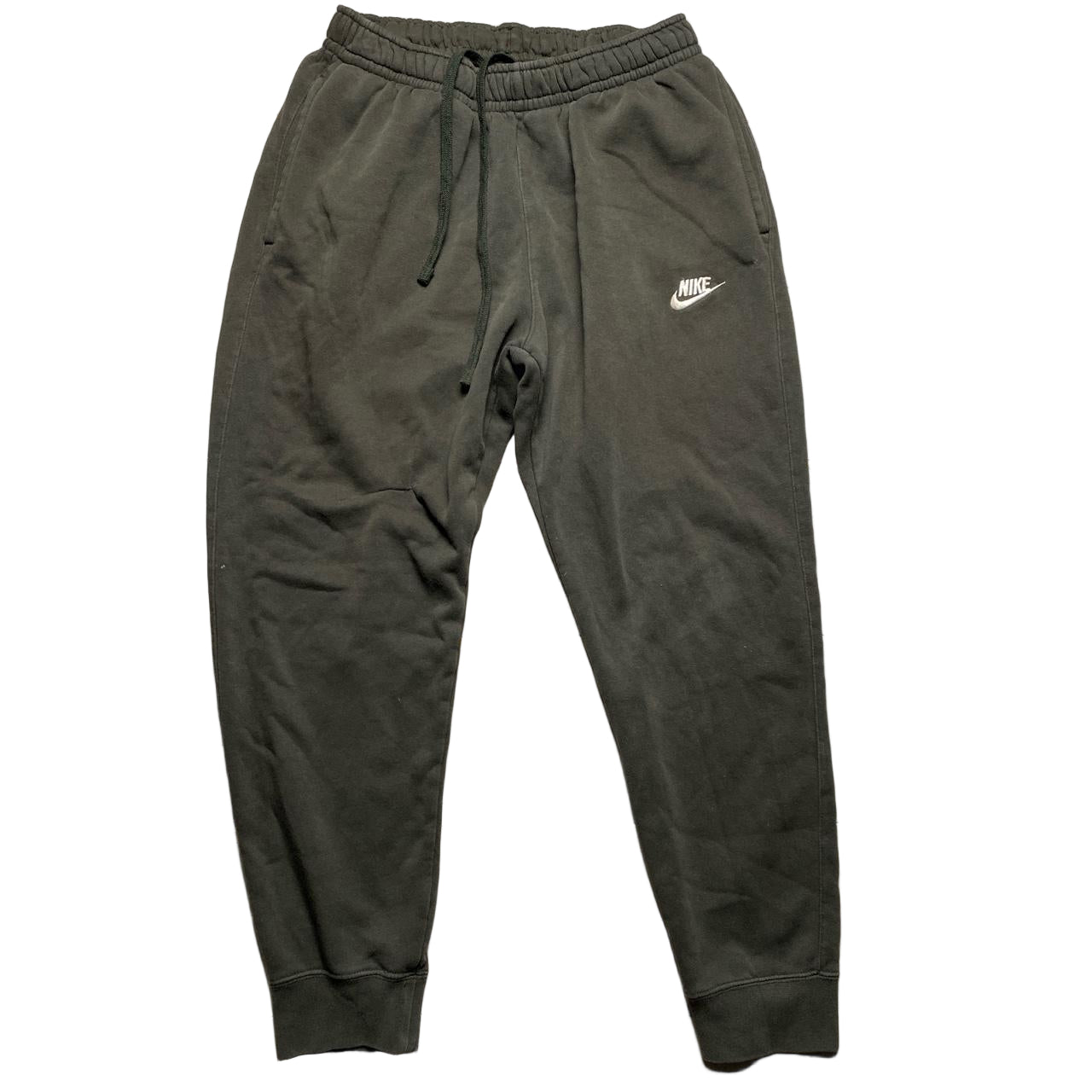 Nike Khaki Green and White Swoosh Full Tracksuit (M)
