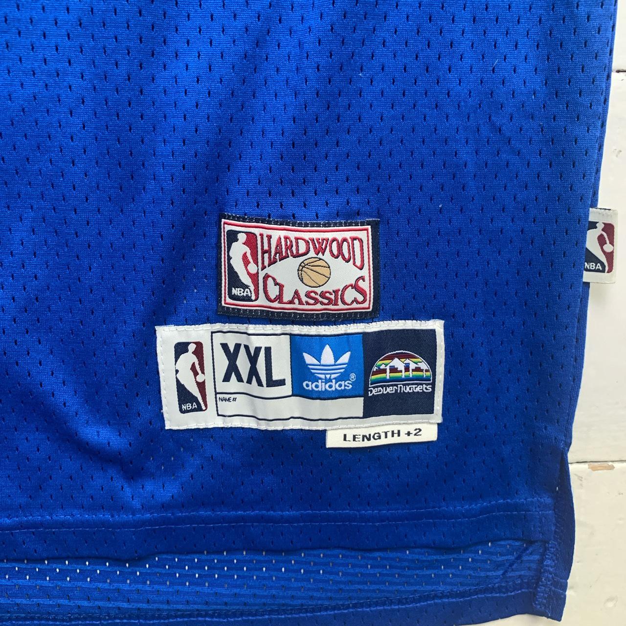 Denver Nuggets Adidas Vintage NBA Basketball Vest Jersey Mutombo