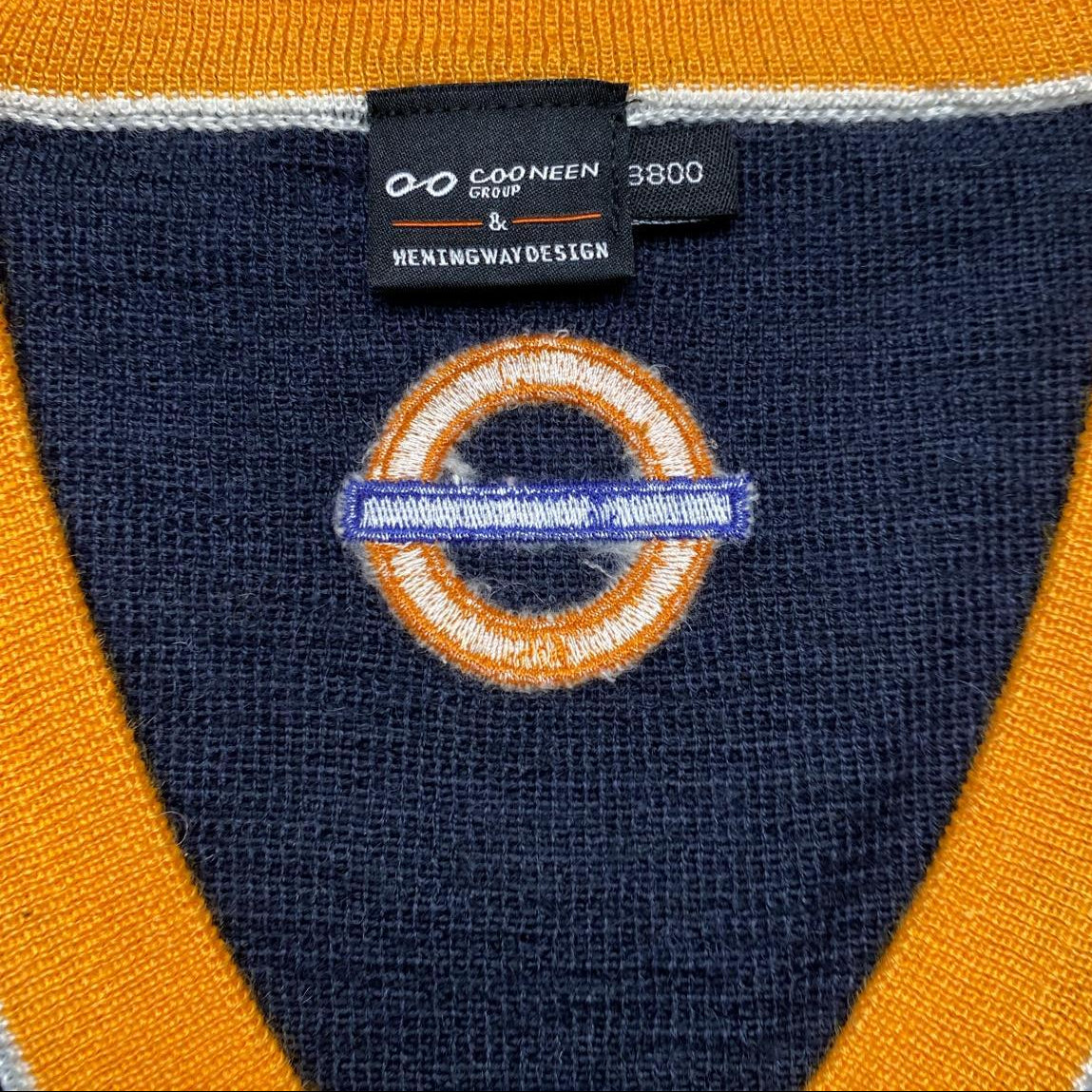 Workwear Navy and Orange Jumper (S)