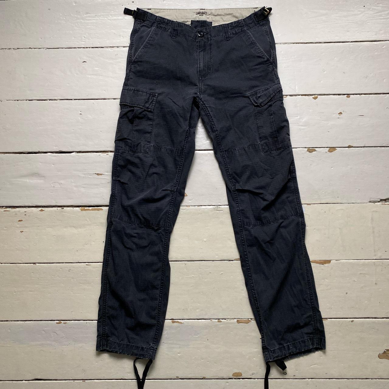 Carharrt WIP Grey Cargo Combat Army Trousers