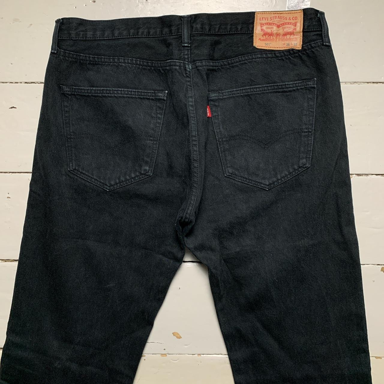 Levis 501 Black Baggy Jeans